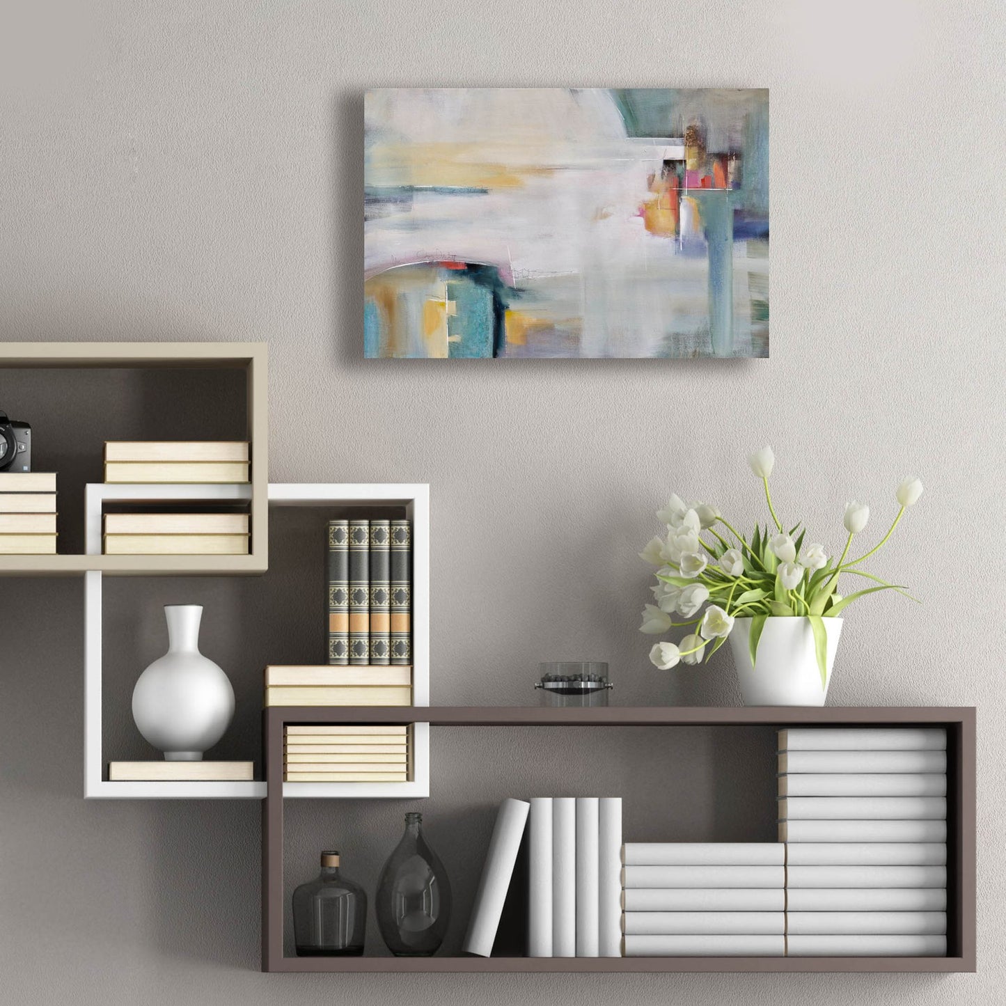 Epic Art 'On My Terms' by Karen Hale, Acrylic Glass Wall Art,24x16