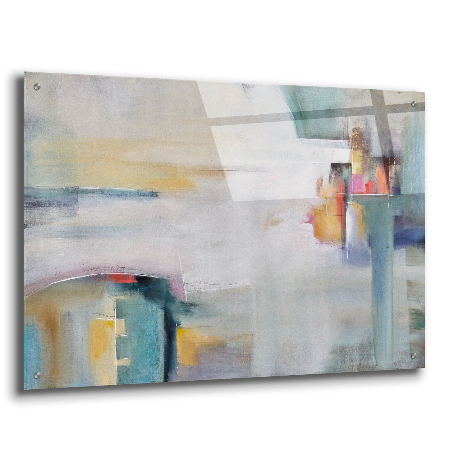 Epic Art 'On My Terms' by Karen Hale, Acrylic Glass Wall Art,36x24