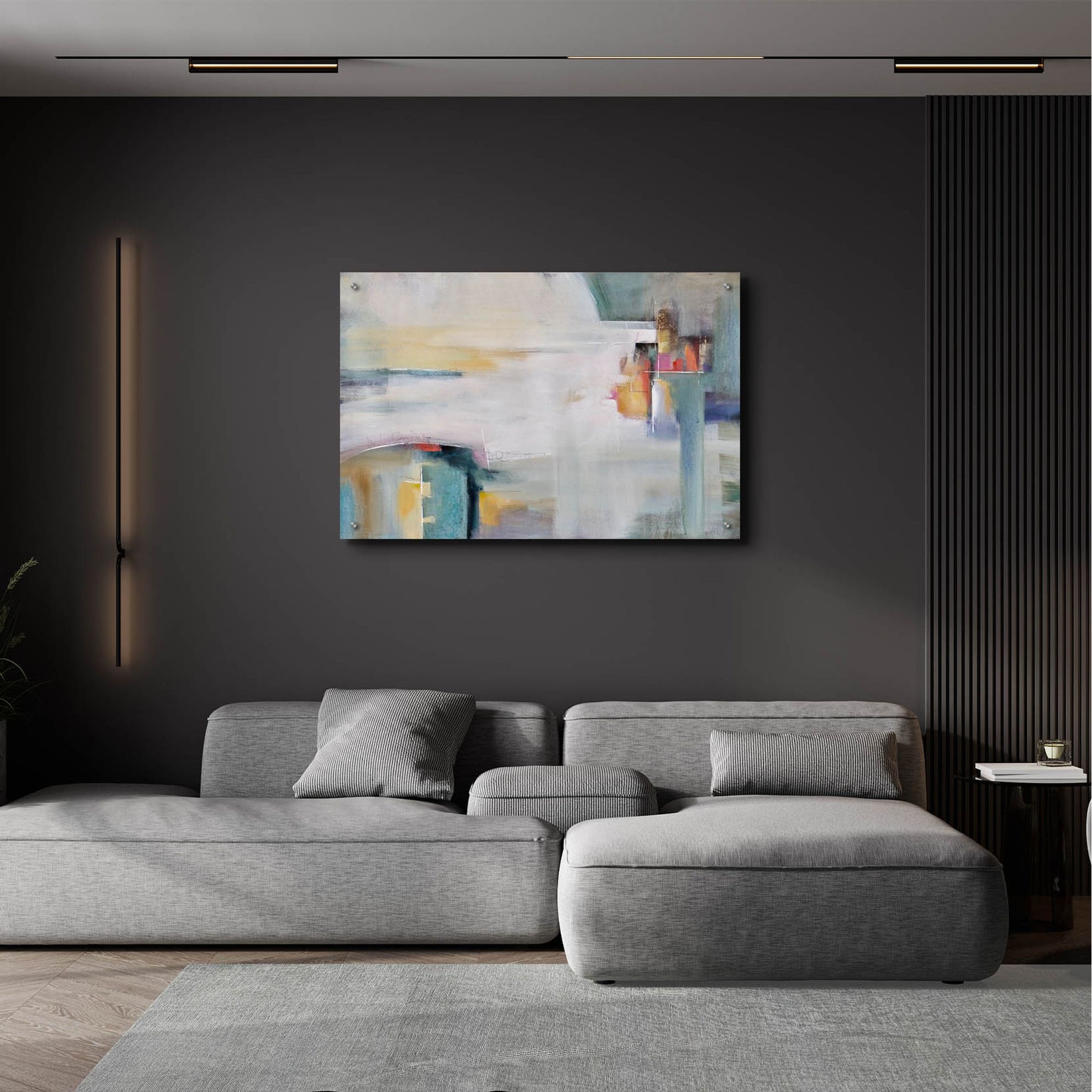 Epic Art 'On My Terms' by Karen Hale, Acrylic Glass Wall Art,36x24