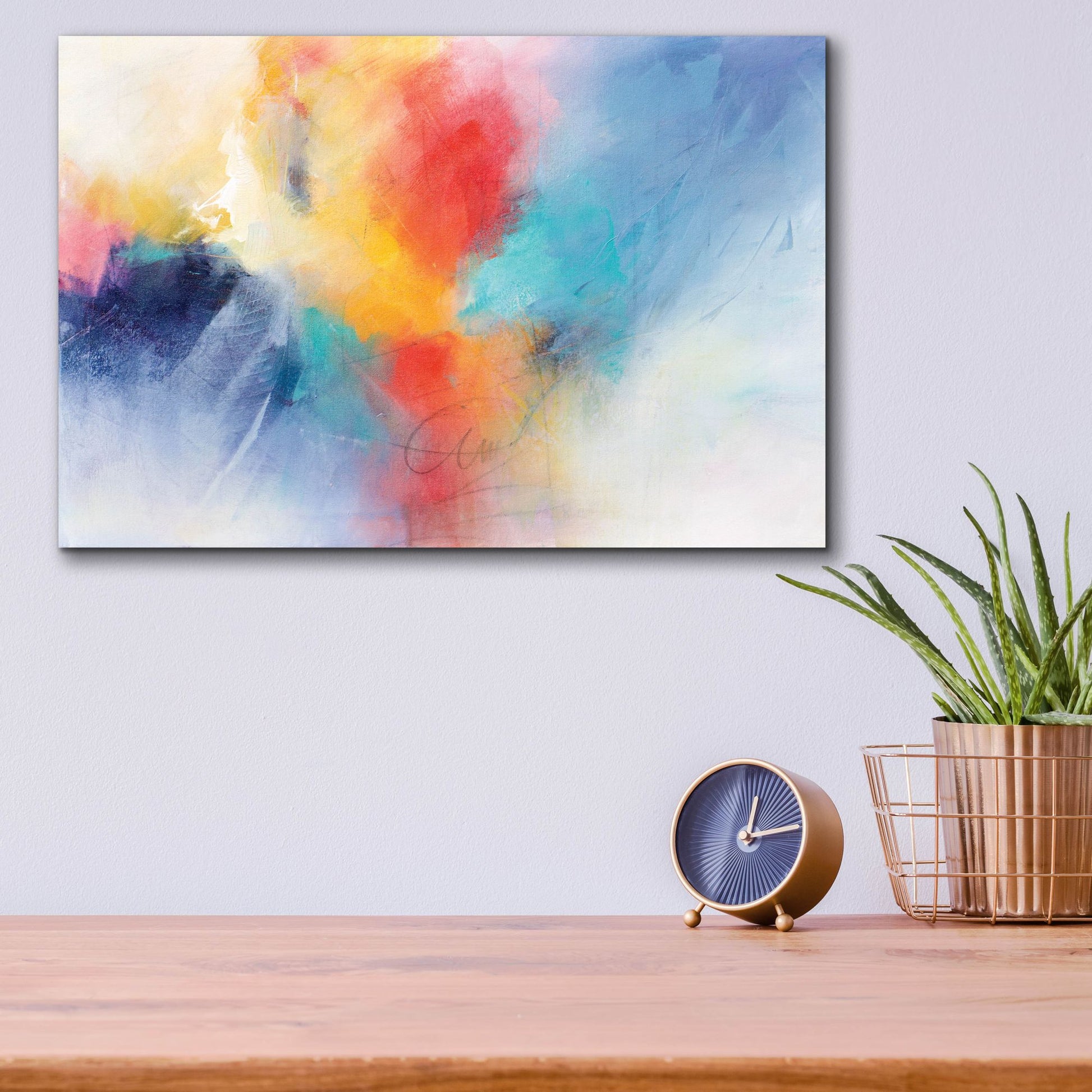 Epic Art 'Opportunity' by Karen Hale, Acrylic Glass Wall Art,16x12