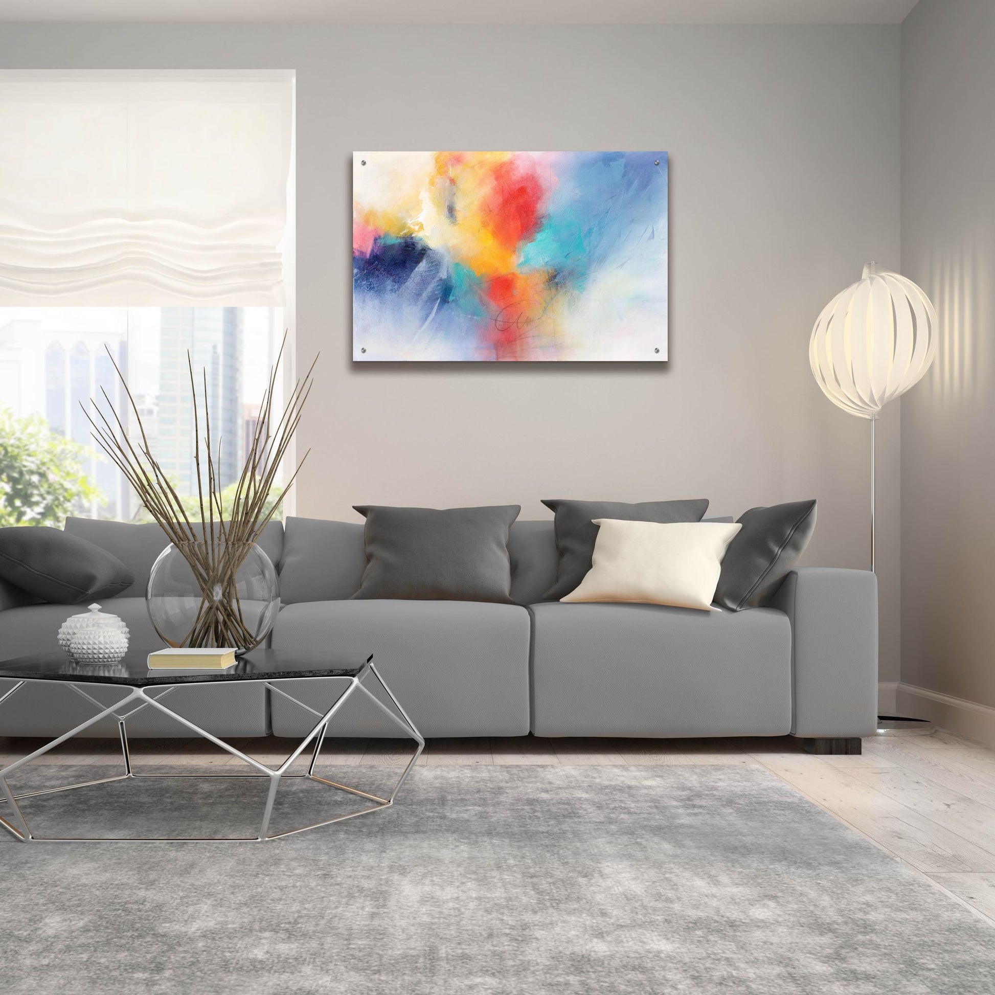 Epic Art 'Opportunity' by Karen Hale, Acrylic Glass Wall Art,36x24