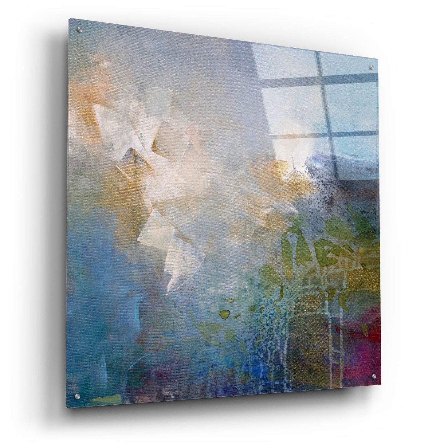 Epic Art 'Segments' by Karen Hale, Acrylic Glass Wall Art,36x36