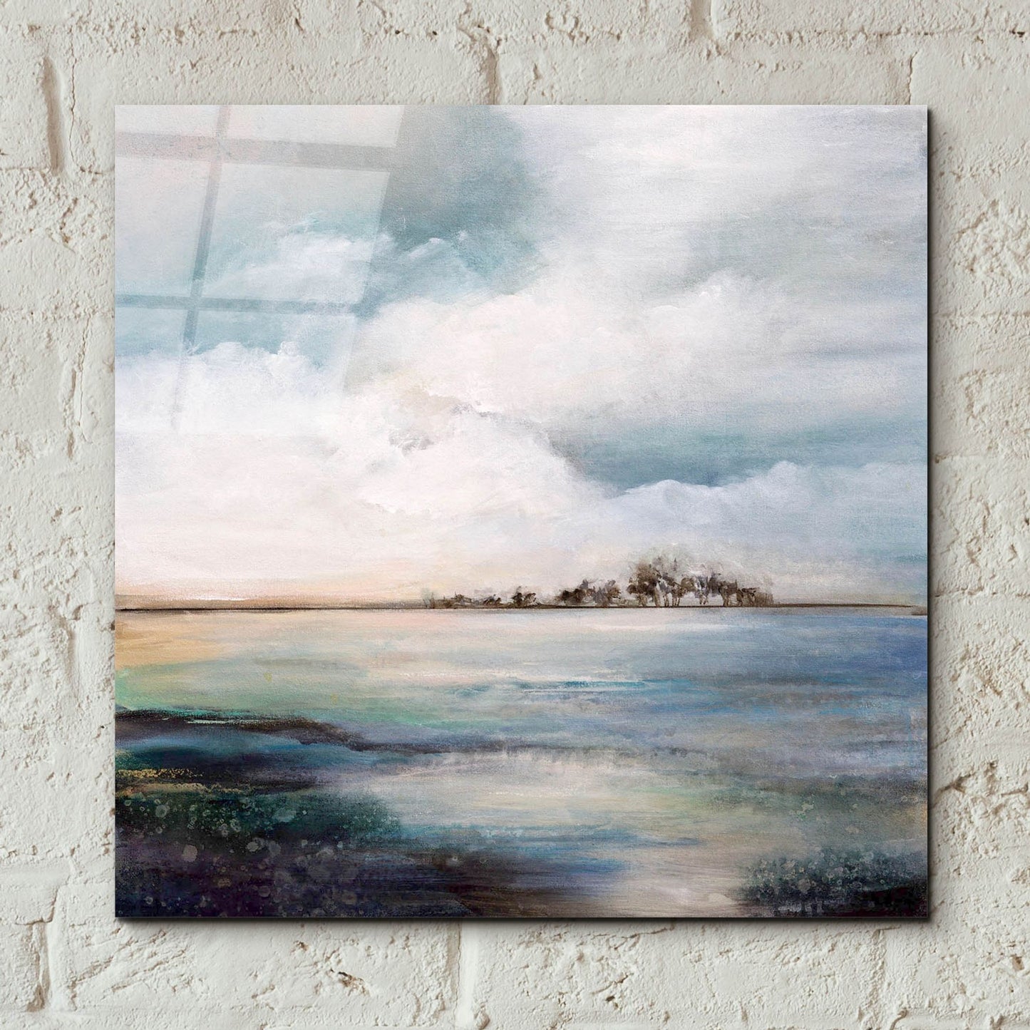 Epic Art 'Speak Quietly' by Karen Hale, Acrylic Glass Wall Art,12x12