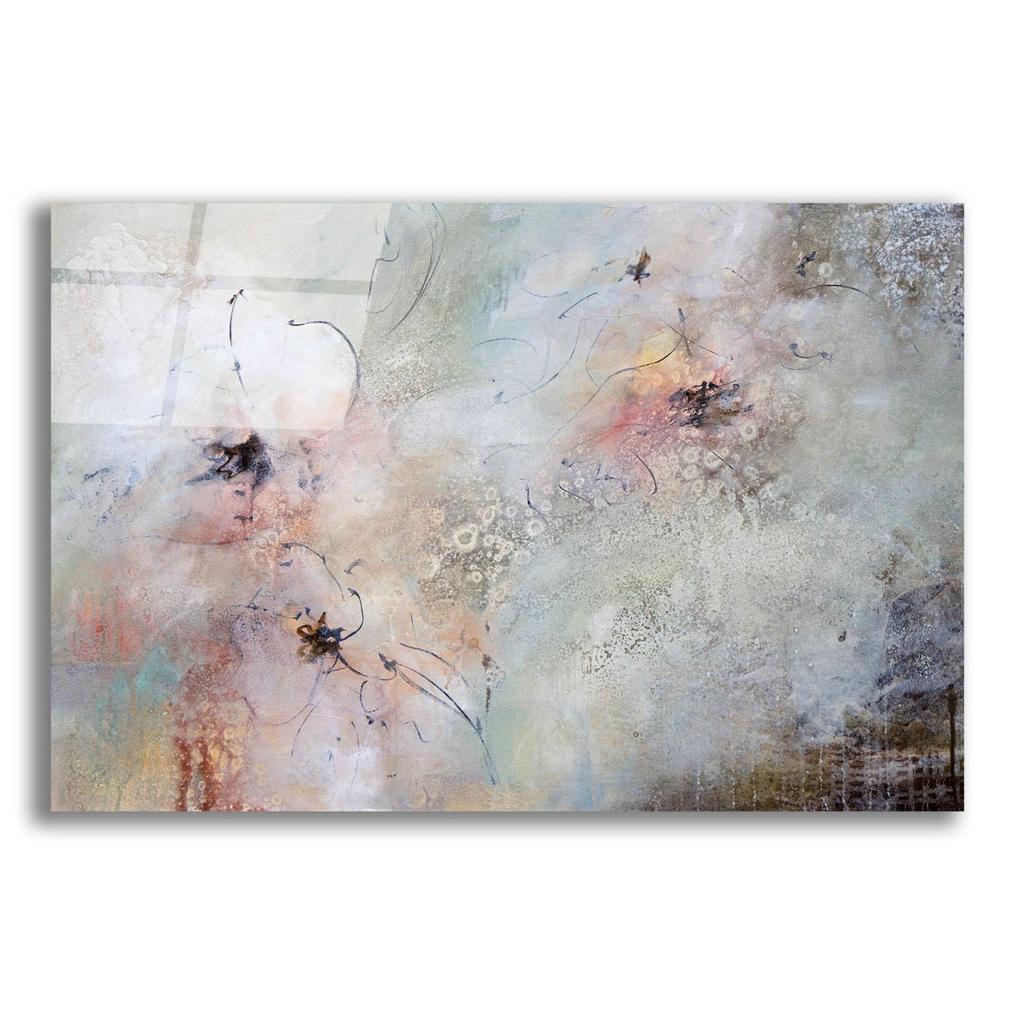 Epic Art 'Through The Haze' by Karen Hale, Acrylic Glass Wall Art,24x16