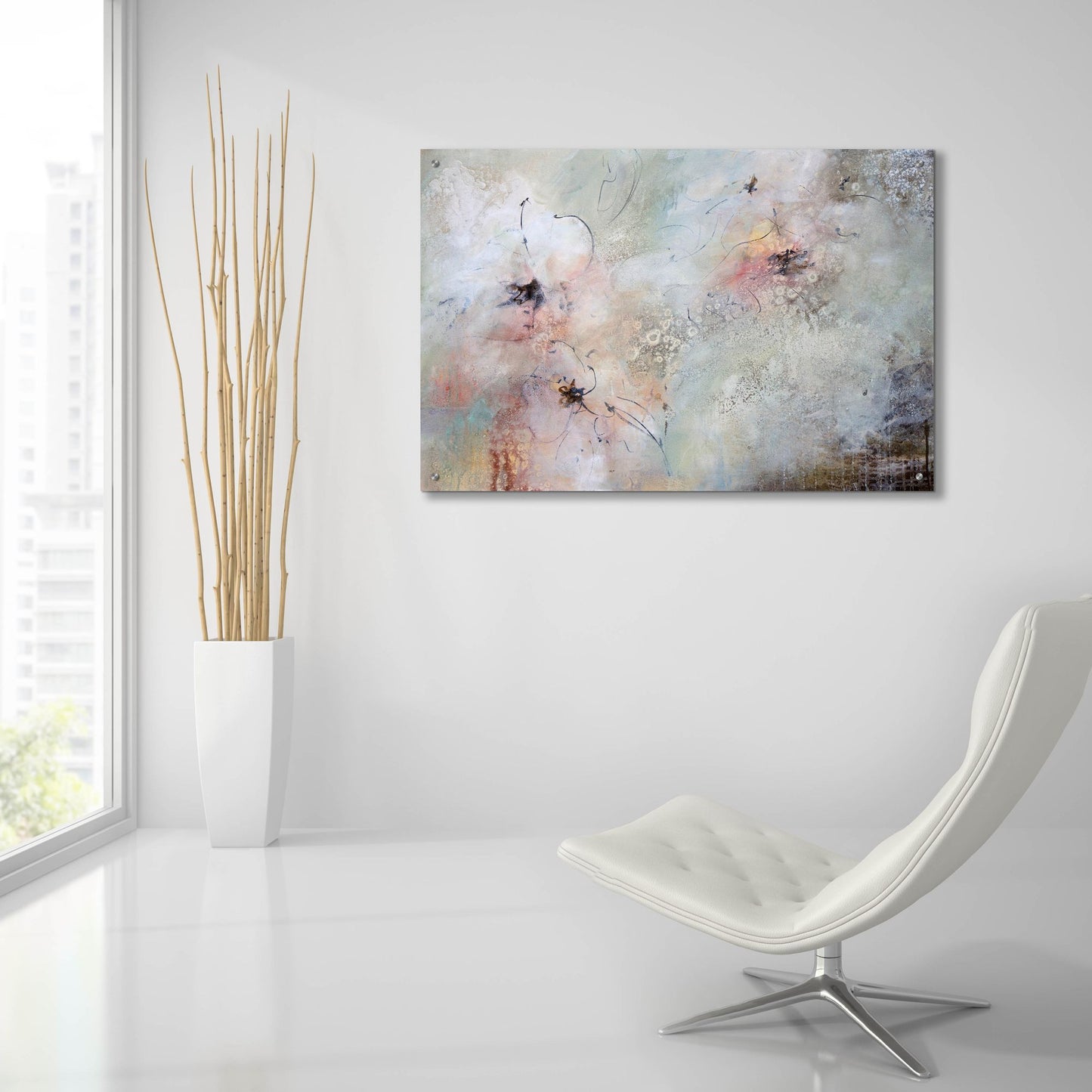 Epic Art 'Through The Haze' by Karen Hale, Acrylic Glass Wall Art,36x24