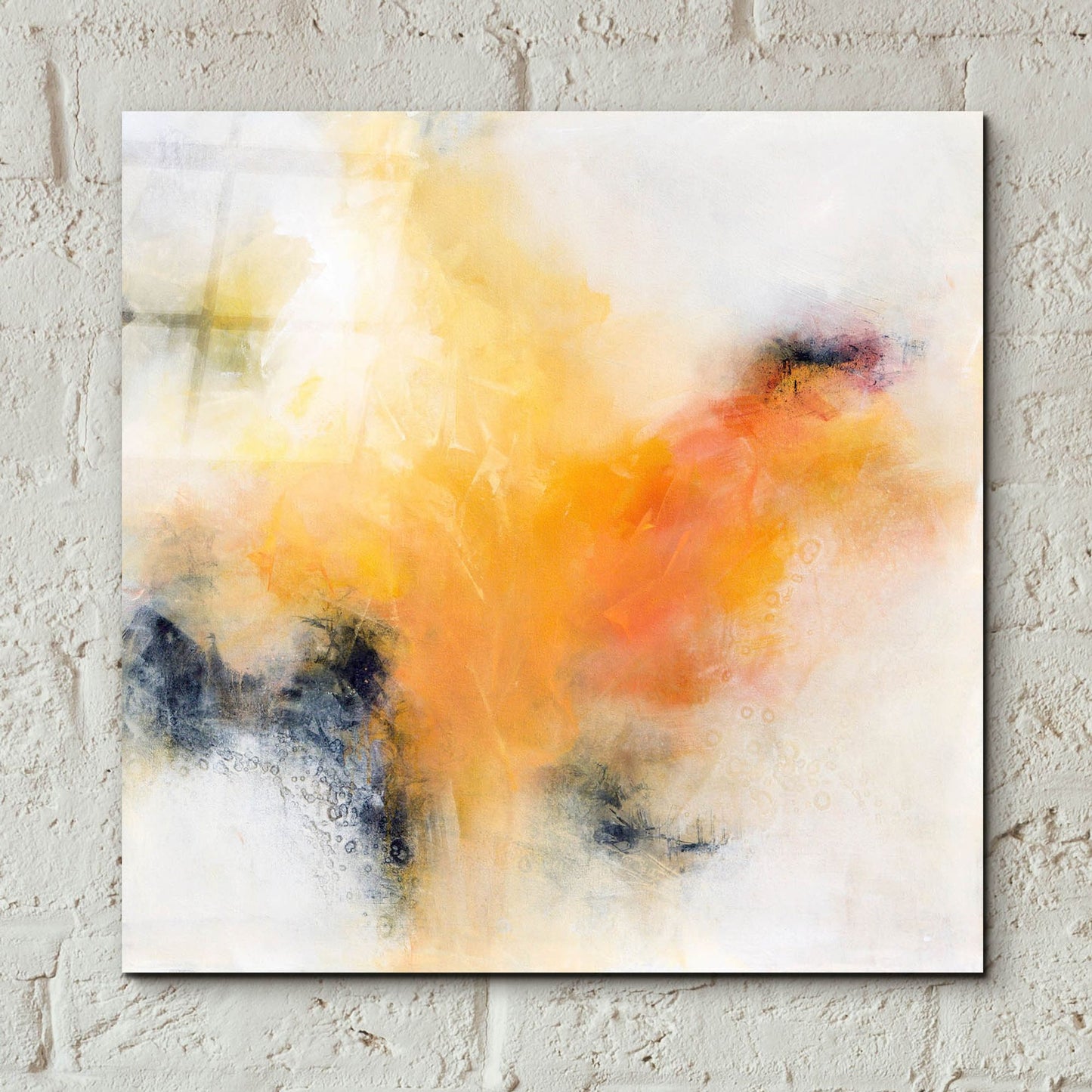 Epic Art 'Yellow On Yellow' by Karen Hale, Acrylic Glass Wall Art,12x12