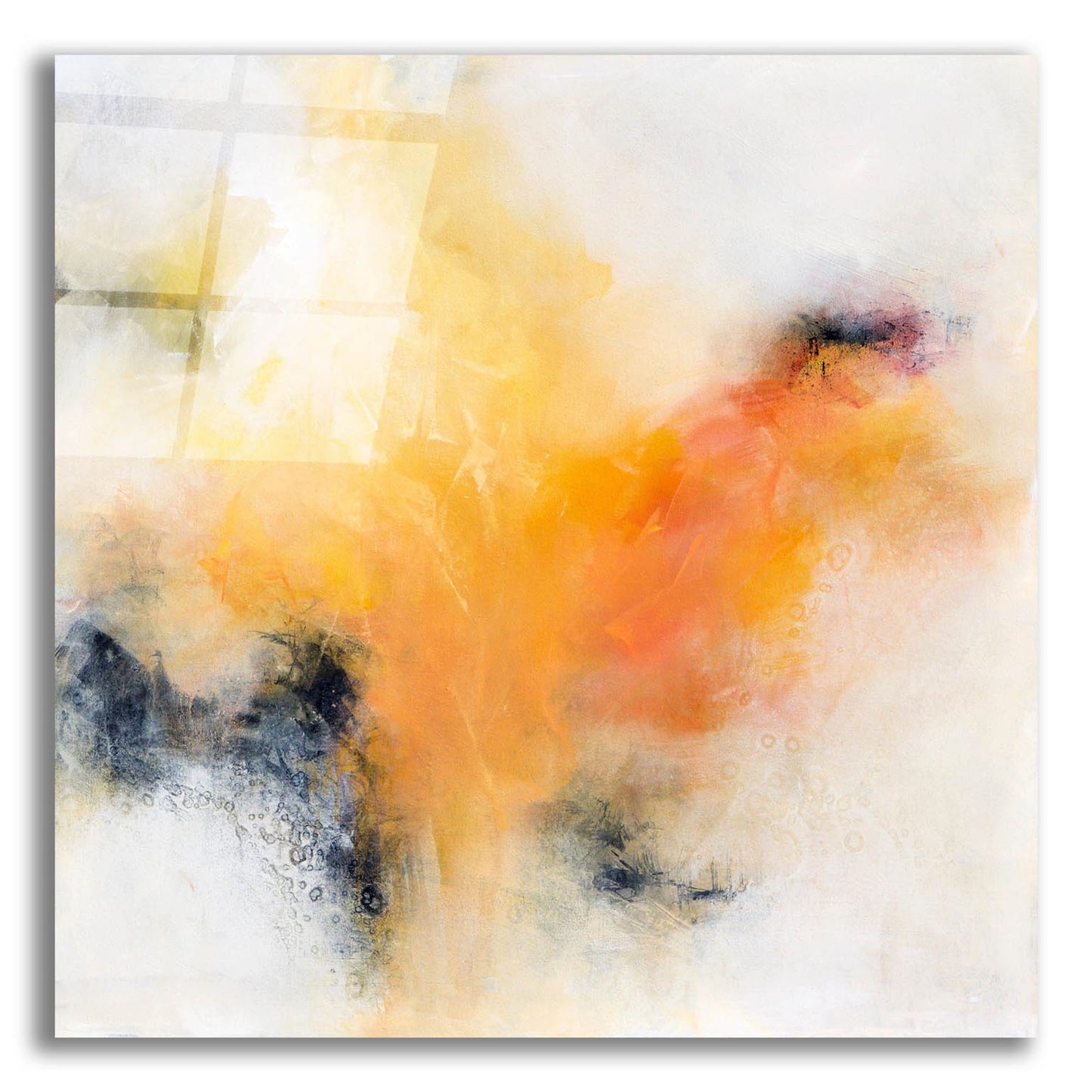 Epic Art 'Yellow On Yellow' by Karen Hale, Acrylic Glass Wall Art