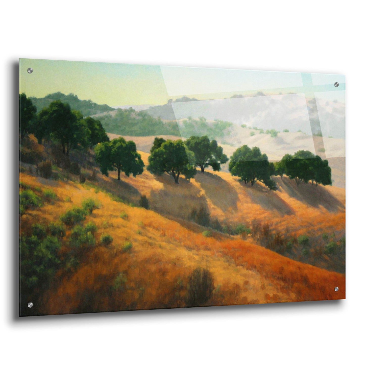 Epic Art 'Summer In The Hills' by Kathy O'Leary, Acrylic Glass Wall Art,36x24