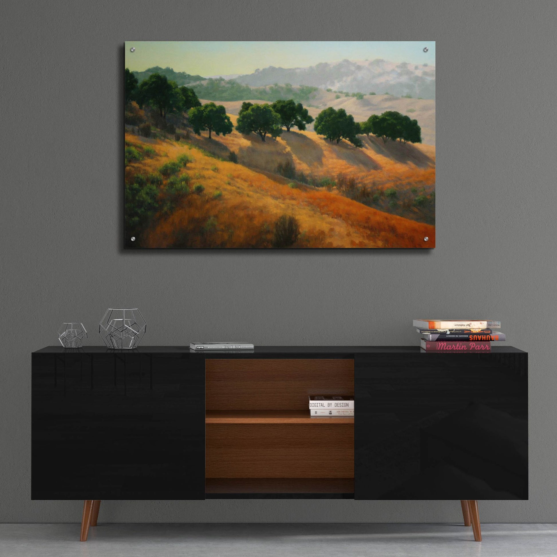 Epic Art 'Summer In The Hills' by Kathy O'Leary, Acrylic Glass Wall Art,36x24