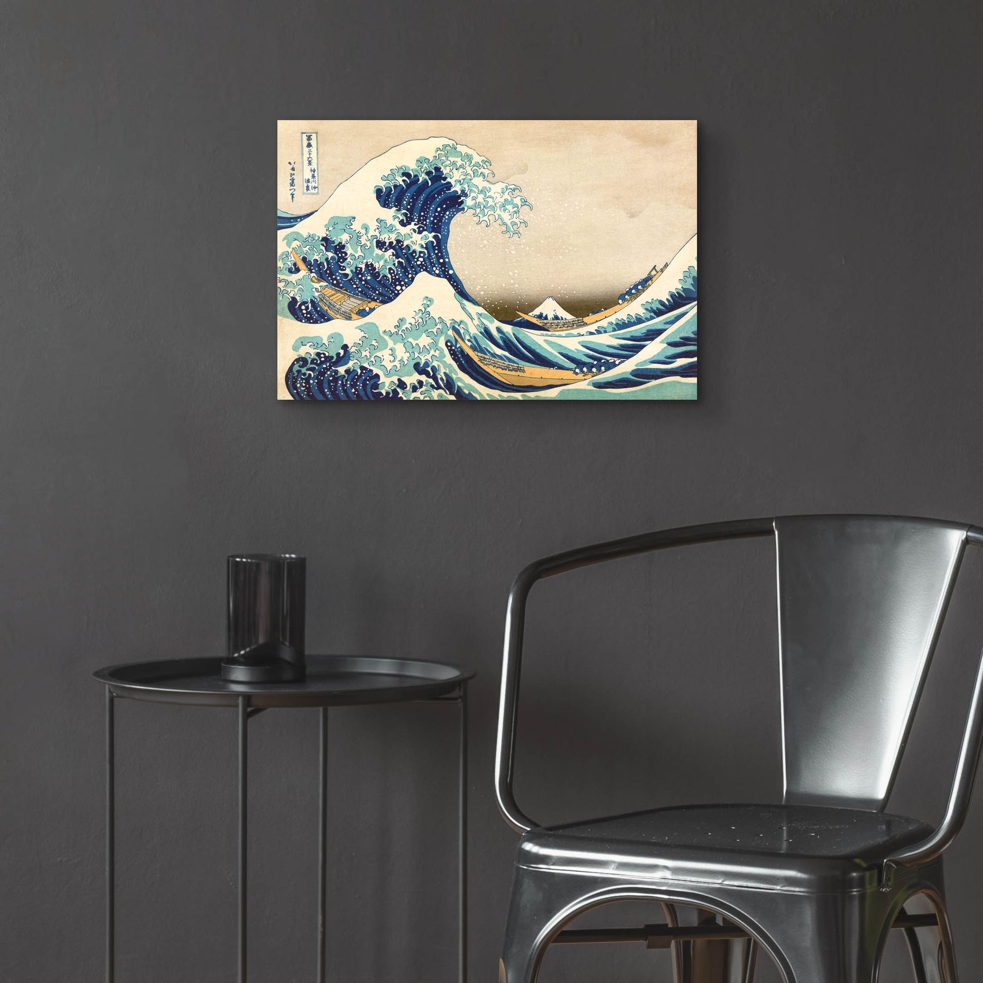 Epic Art 'The Great Wave Off Kanagawa' by Katsushika Hokusai, Acrylic Glass Wall Art,24x16