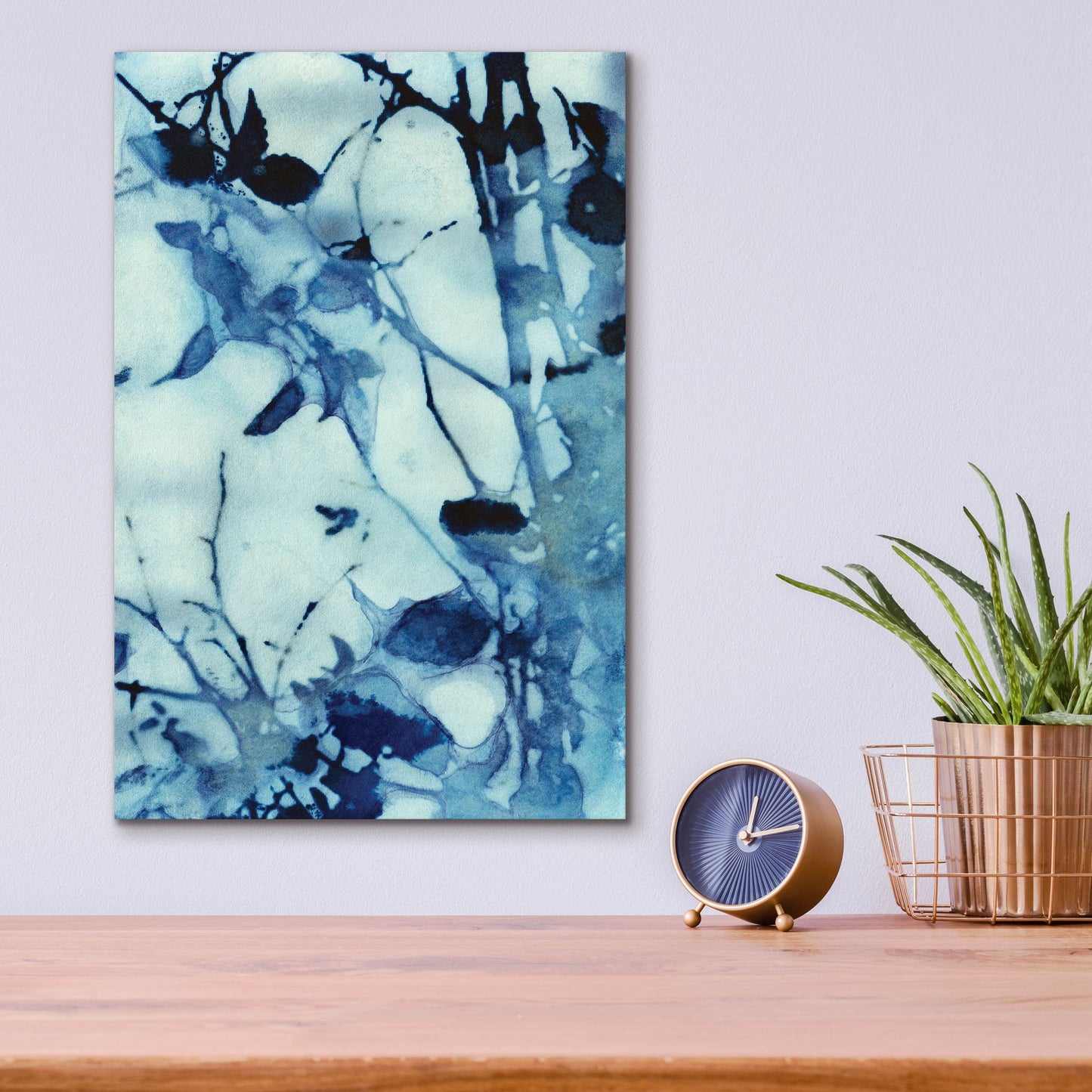 Epic Art 'Abstraction' by Krista Mccurdy, Acrylic Glass Wall Art,12x16