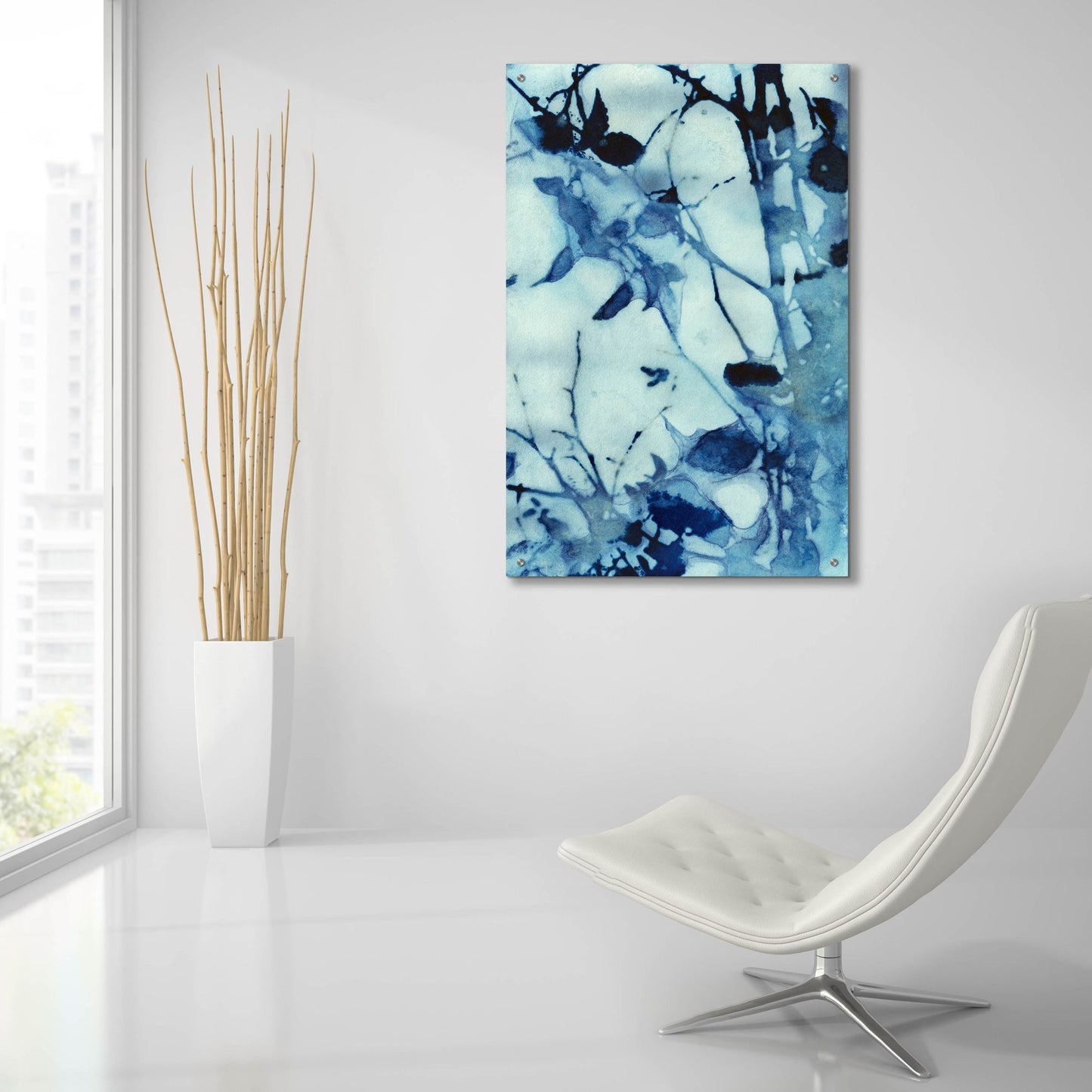 Epic Art 'Abstraction' by Krista Mccurdy, Acrylic Glass Wall Art,24x36