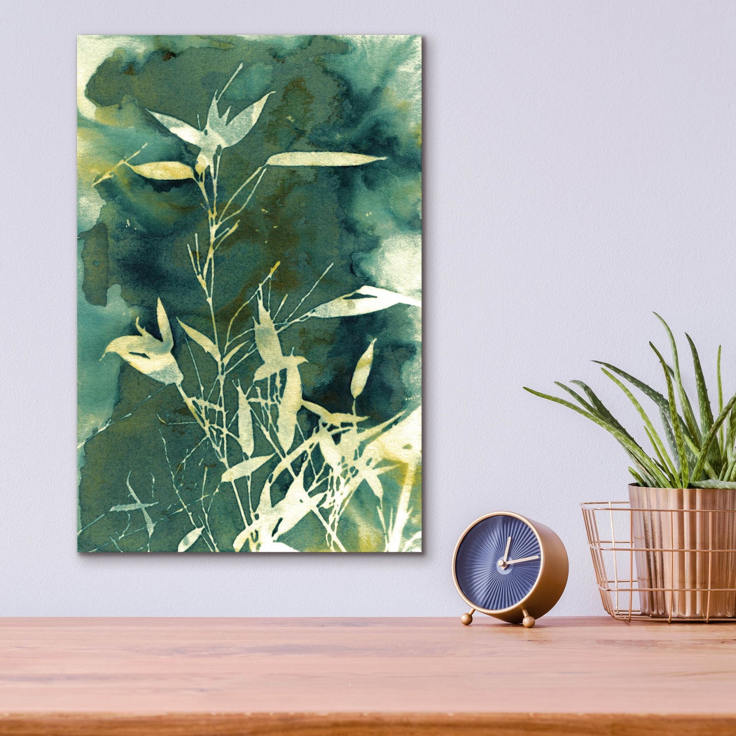 Epic Art 'Bamboo Garden' by Krista Mccurdy, Acrylic Glass Wall Art,12x16