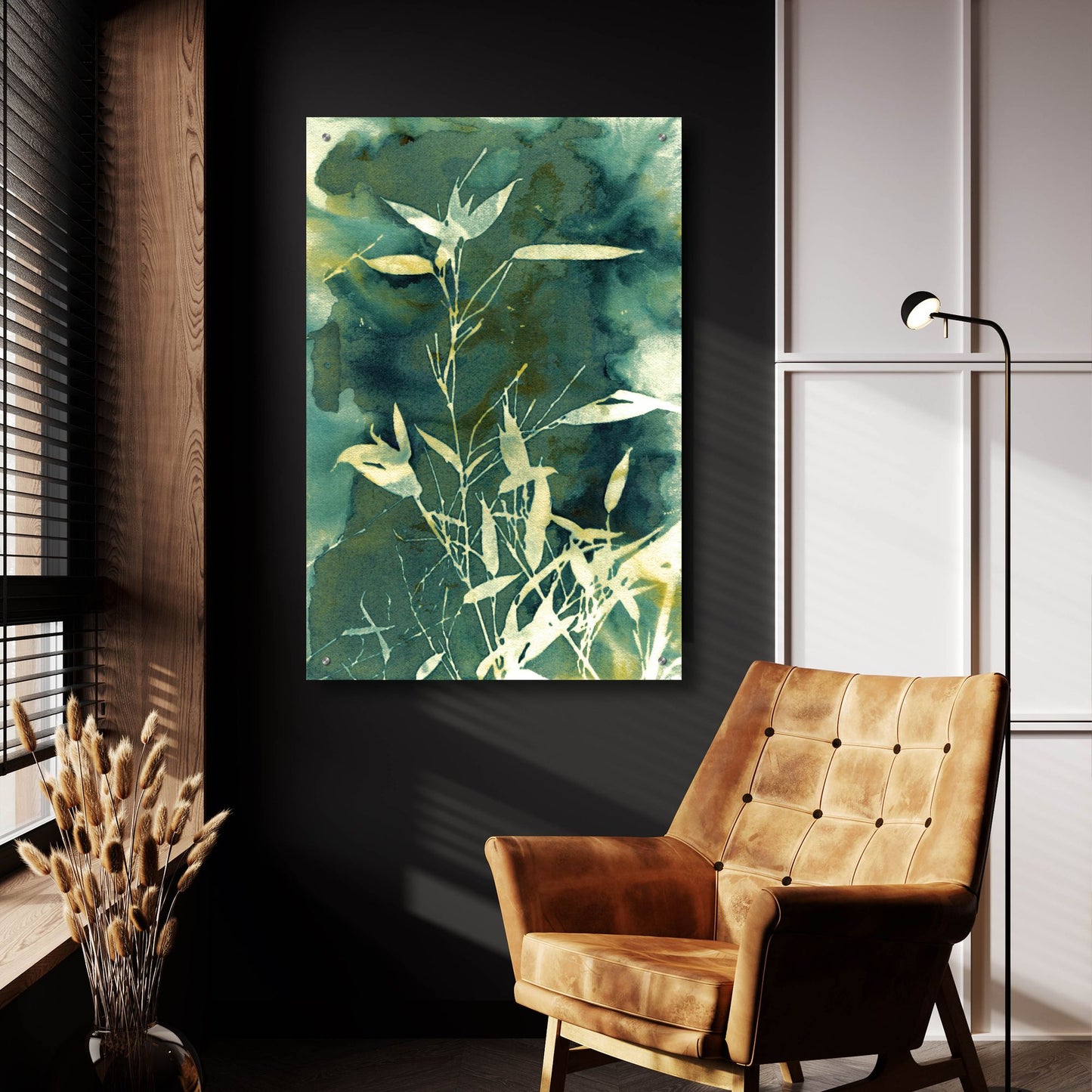 Epic Art 'Bamboo Garden' by Krista Mccurdy, Acrylic Glass Wall Art,24x36