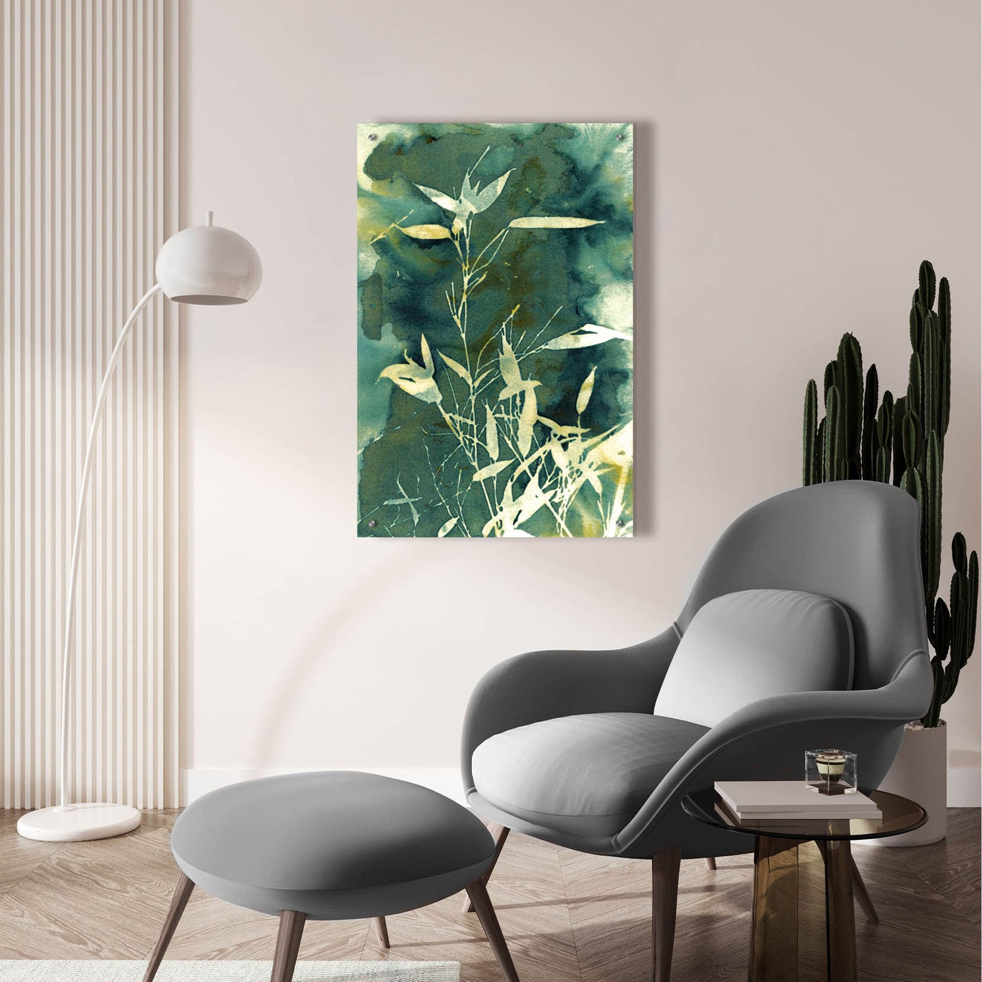 Epic Art 'Bamboo Garden' by Krista Mccurdy, Acrylic Glass Wall Art,24x36