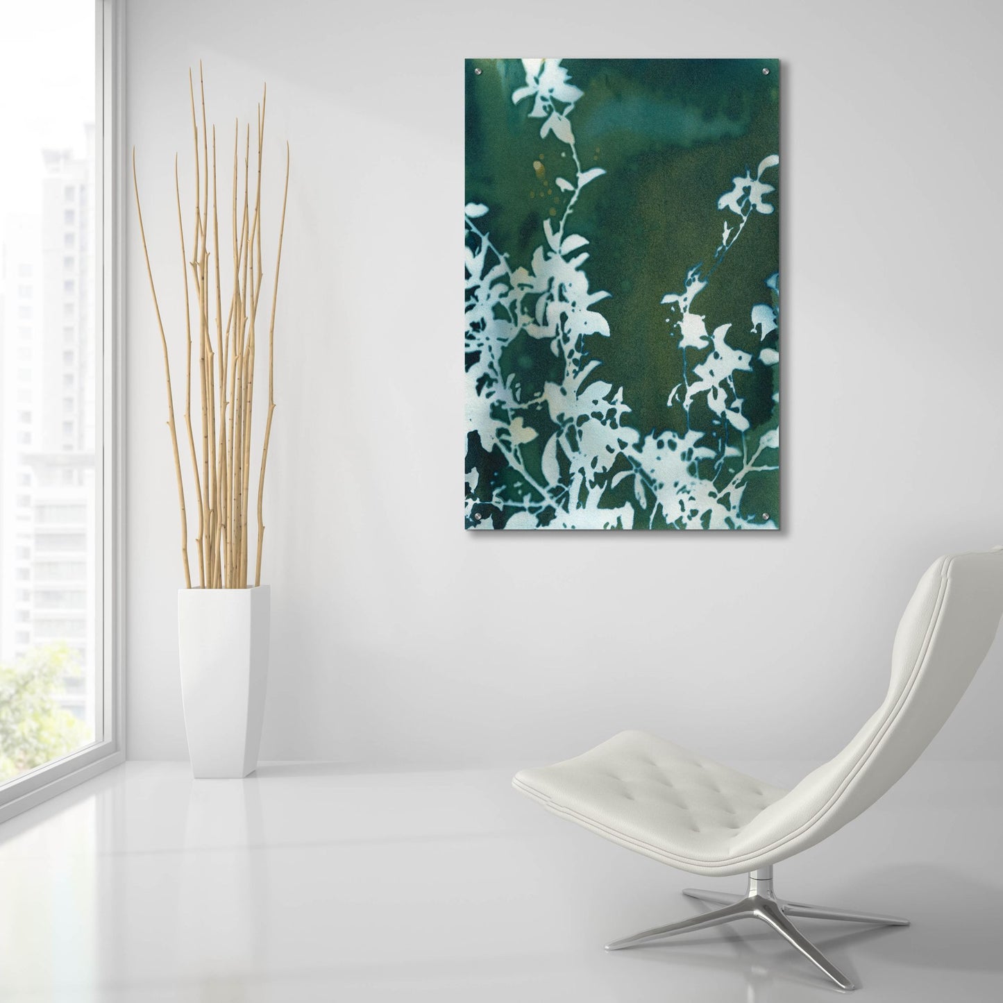 Epic Art 'Dark Garden' by Krista Mccurdy, Acrylic Glass Wall Art,24x36