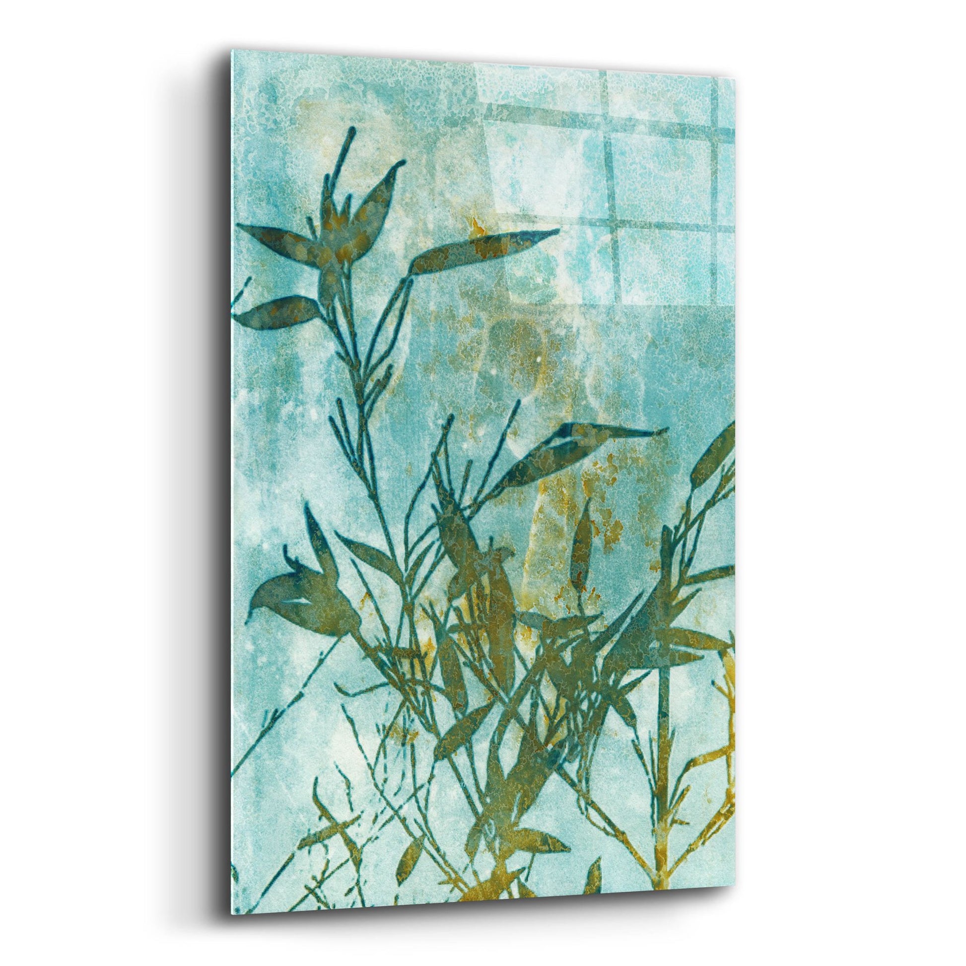 Epic Art 'Leafy Bamboo' by Krista Mccurdy, Acrylic Glass Wall Art,12x16