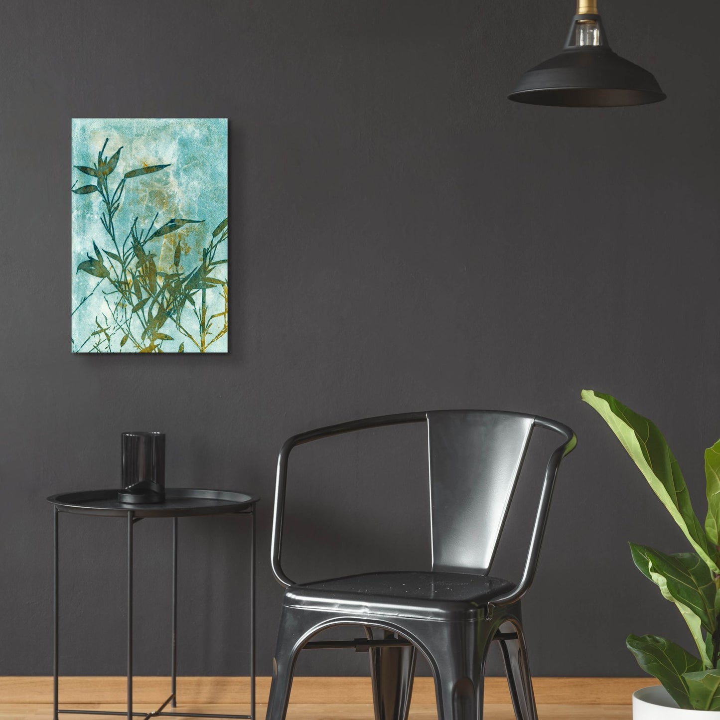 Epic Art 'Leafy Bamboo' by Krista Mccurdy, Acrylic Glass Wall Art,16x24