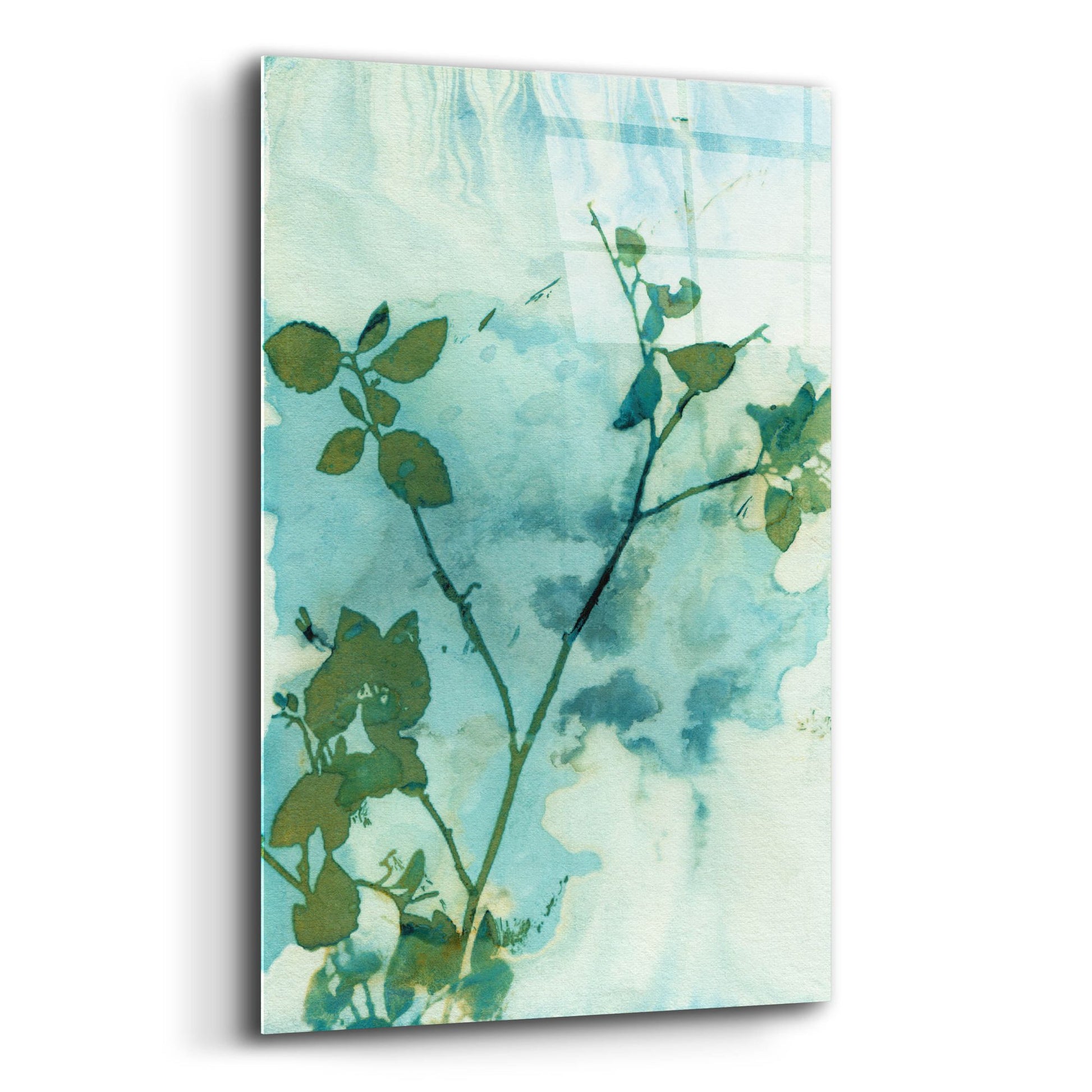 Epic Art 'Leaves And Sky' by Krista Mccurdy, Acrylic Glass Wall Art,12x16