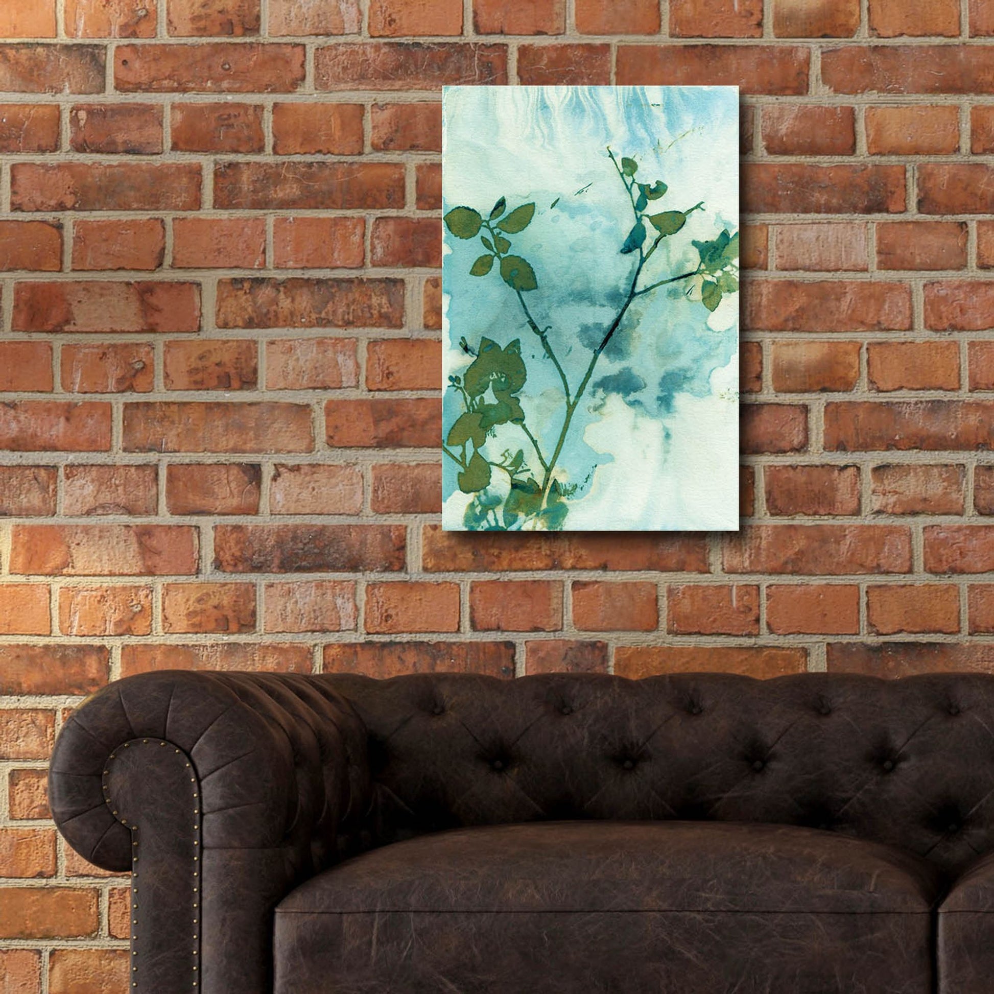 Epic Art 'Leaves And Sky' by Krista Mccurdy, Acrylic Glass Wall Art,16x24