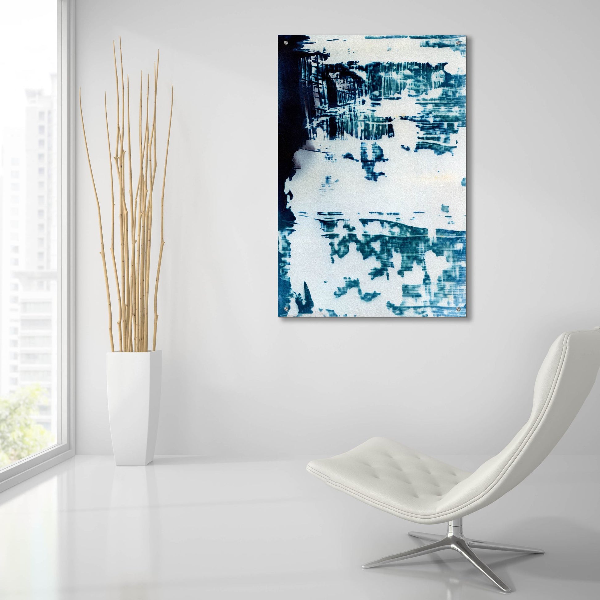 Epic Art 'Plaster' by Krista Mccurdy, Acrylic Glass Wall Art,24x36