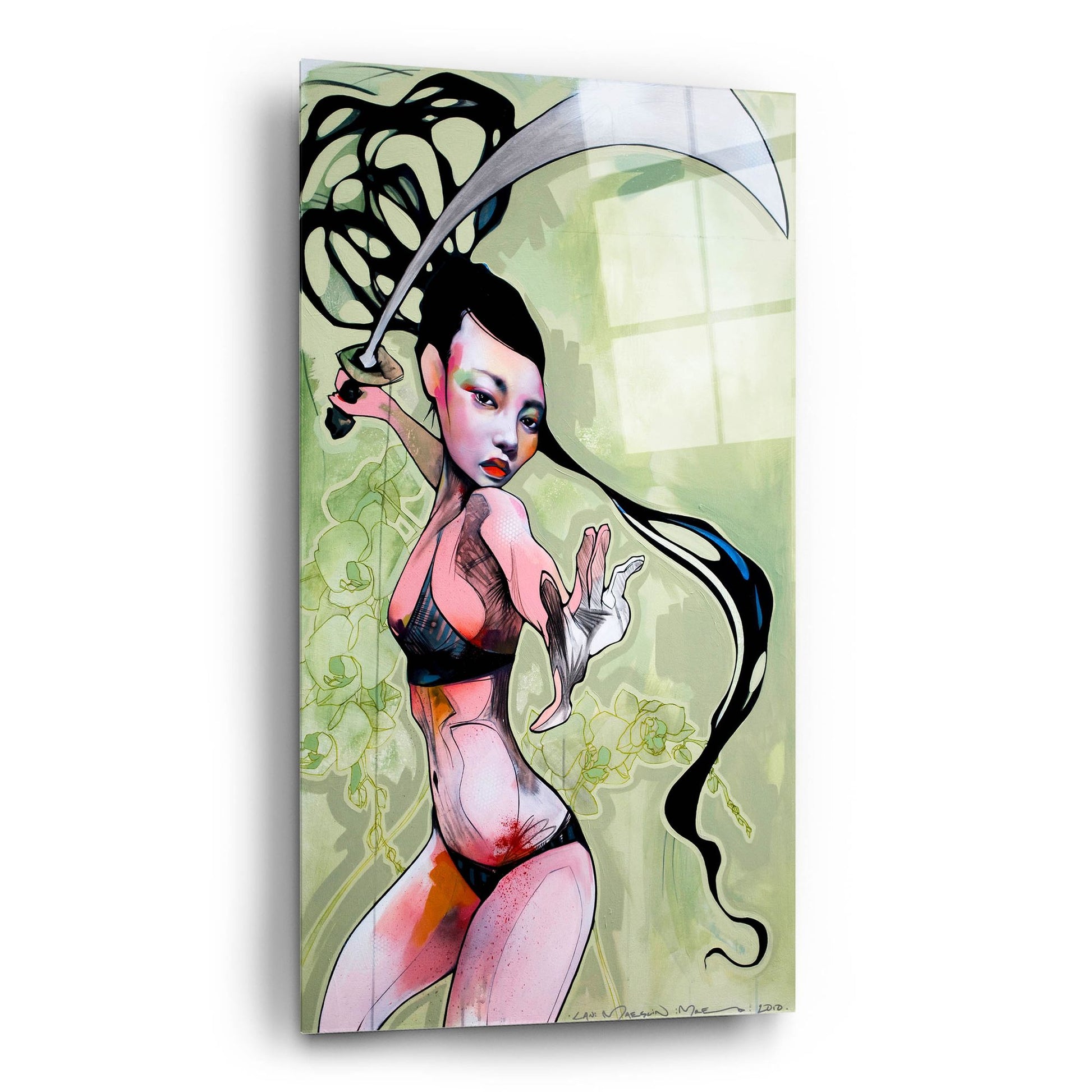 Epic Art 'Hera' by Lani Imre, Acrylic Glass Wall Art,12x24