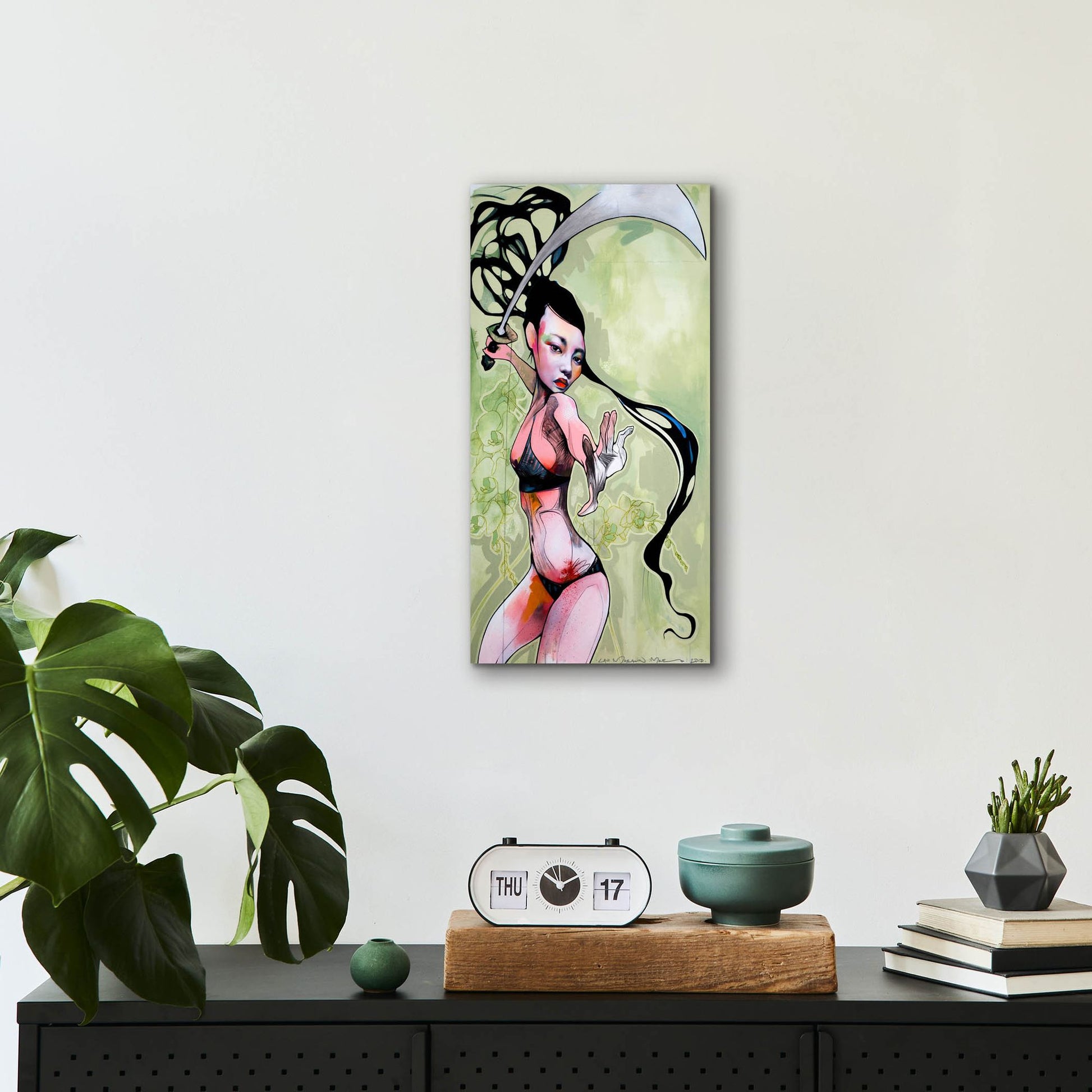 Epic Art 'Hera' by Lani Imre, Acrylic Glass Wall Art,12x24