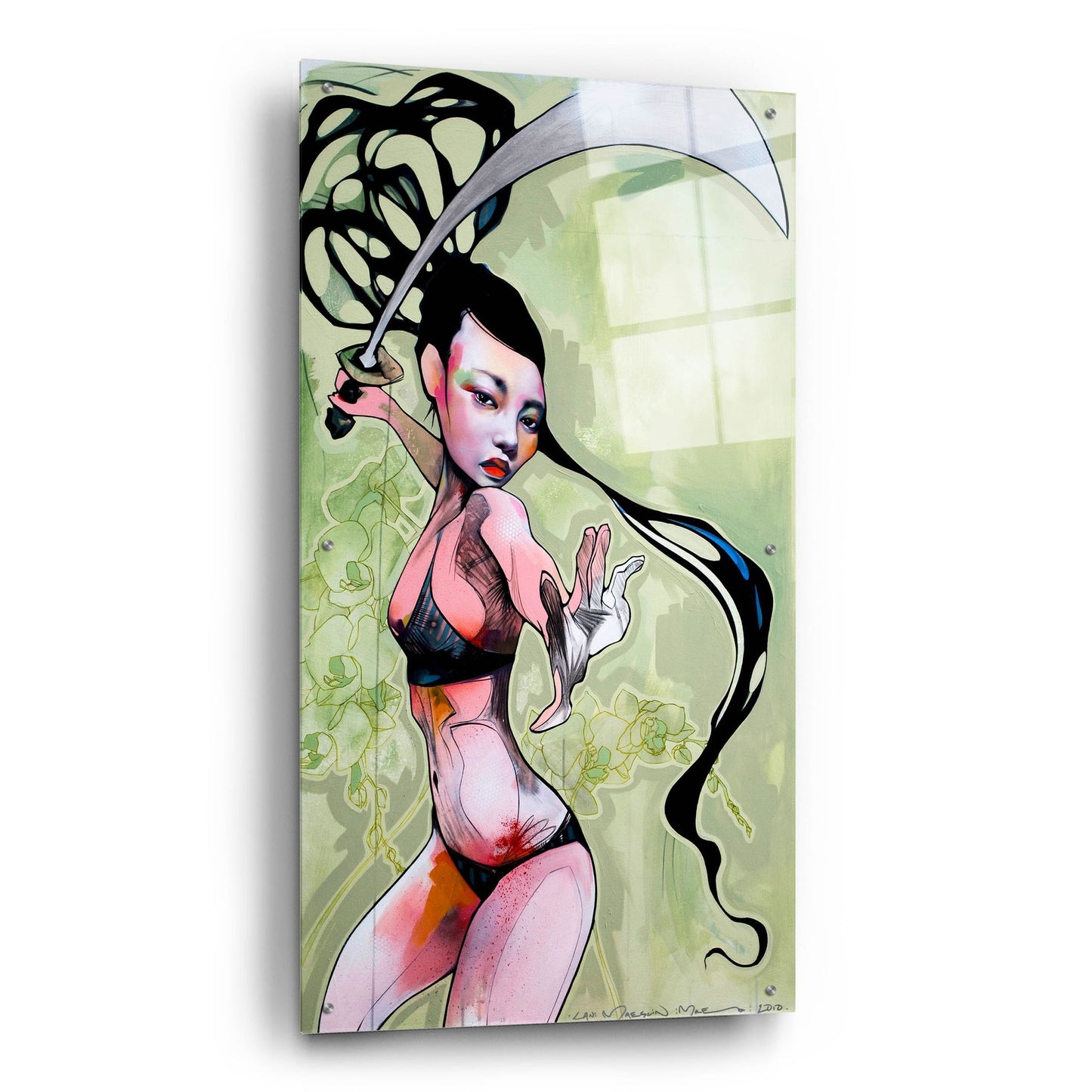 Epic Art 'Hera' by Lani Imre, Acrylic Glass Wall Art,24x48