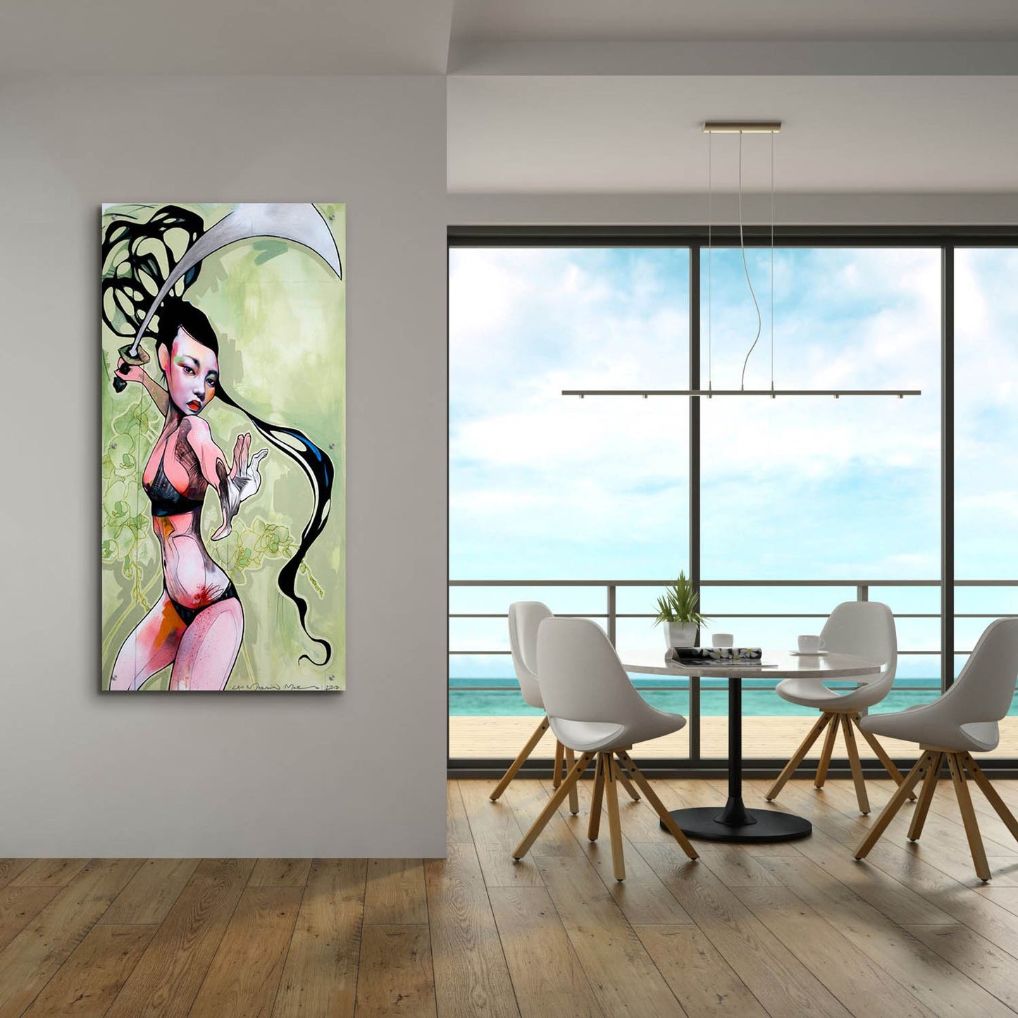 Epic Art 'Hera' by Lani Imre, Acrylic Glass Wall Art,24x48