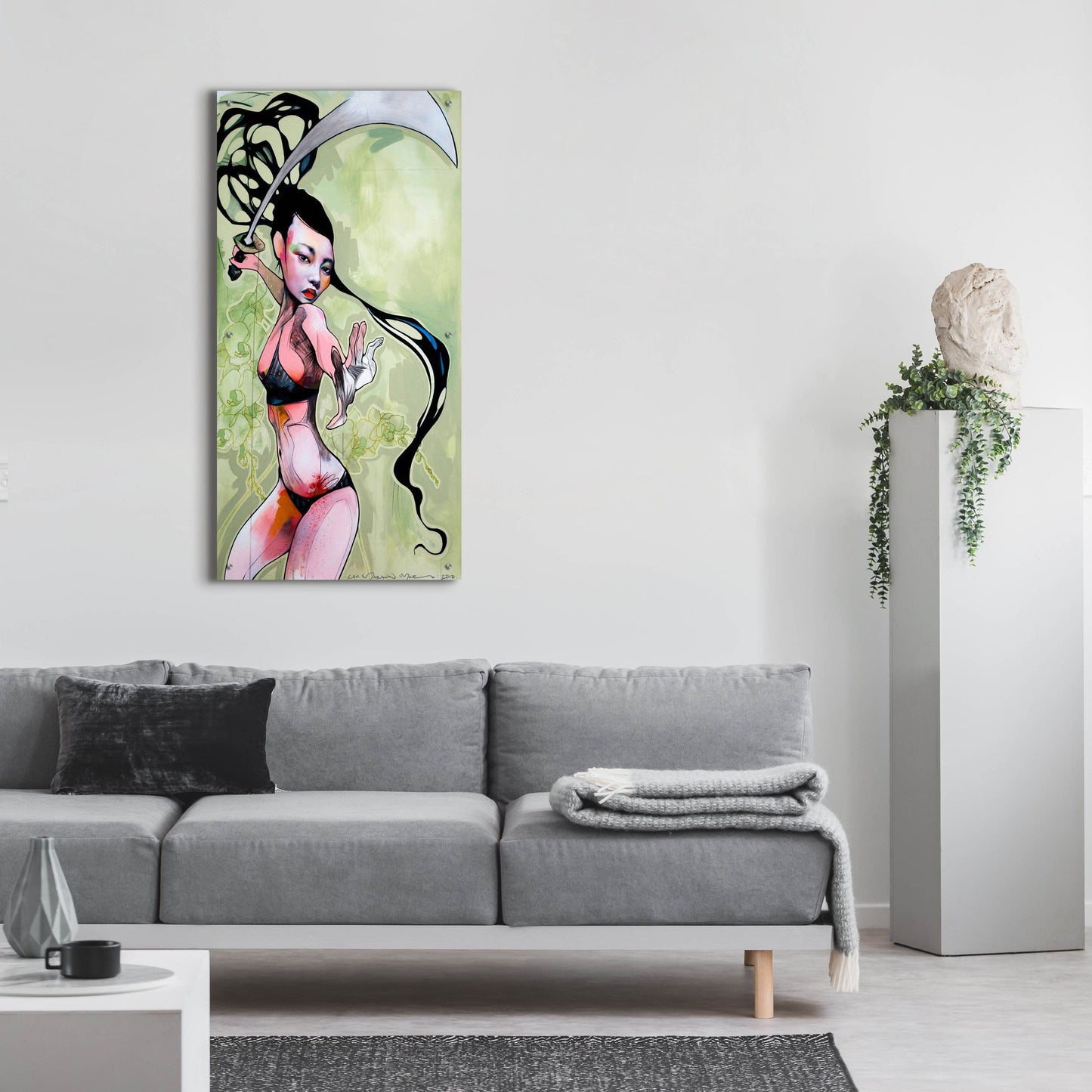 Epic Art 'Hera' by Lani Imre, Acrylic Glass Wall Art,24x48