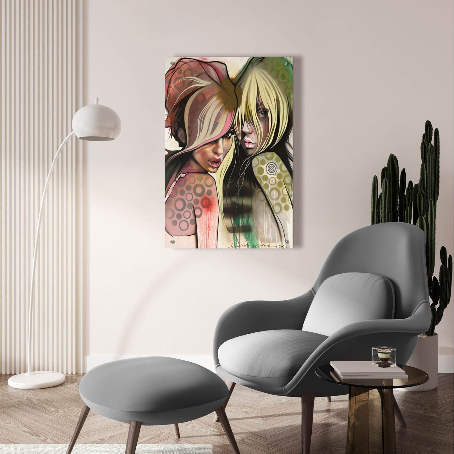 Epic Art 'Two Betties' by Lani Imre, Acrylic Glass Wall Art,24x36