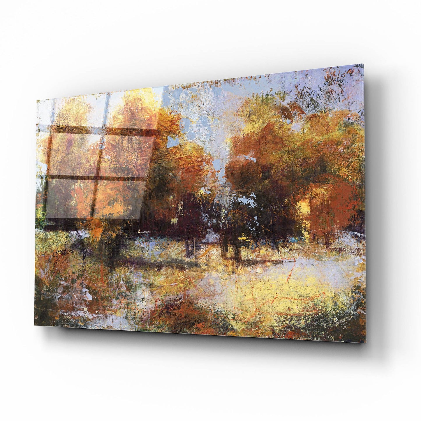 Epic Art 'Autumn Chill' by Linda Nickell, Acrylic Glass Wall Art,16x12