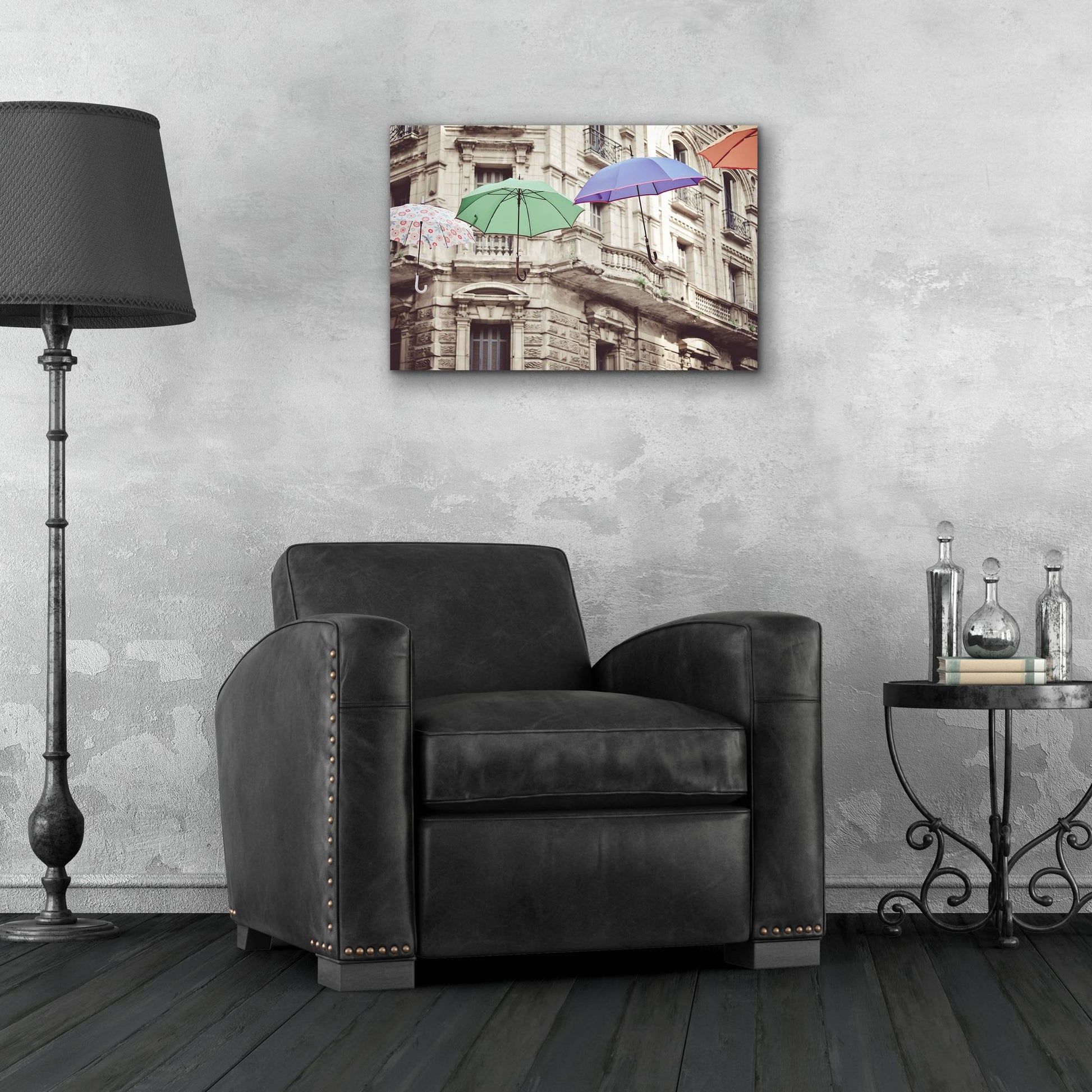 Epic Art 'Colorful Urbanities' by Lorena B. Grabinski, Acrylic Glass Wall Art,24x16