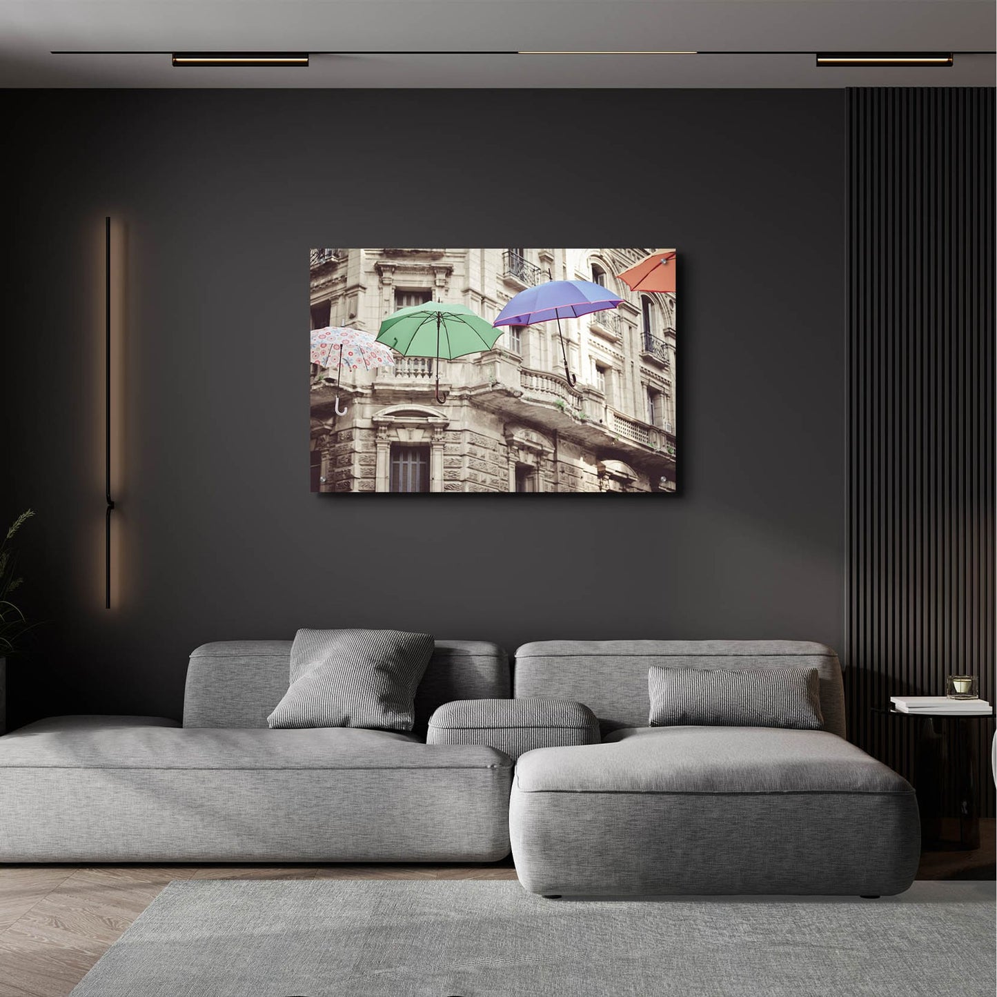 Epic Art 'Colorful Urbanities' by Lorena B. Grabinski, Acrylic Glass Wall Art,36x24