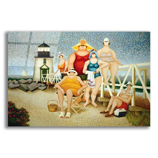 Epic Art 'Beach Vacation' by Lowell Herrero, Acrylic Glass Wall Art