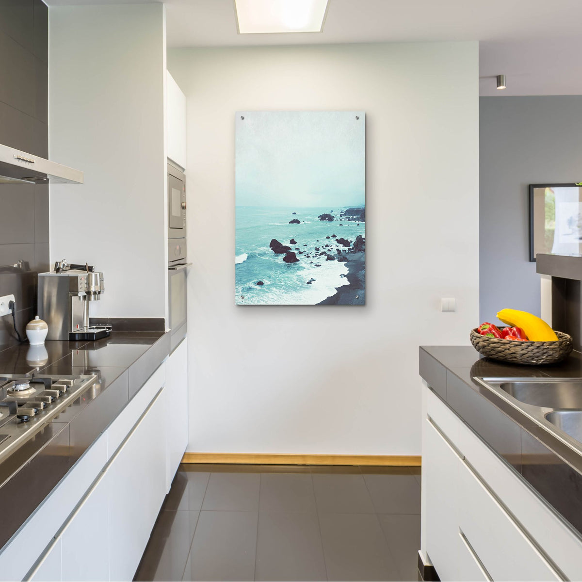 Epic Art 'Dusk At The Sea' by Lupen Grainne, Acrylic Glass Wall Art,24x36