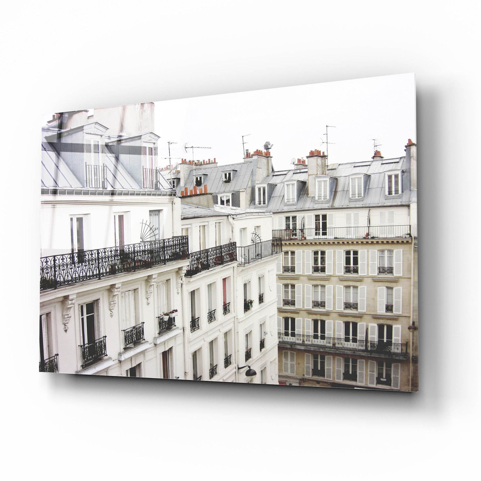 Epic Art 'Montmartre' by Lupen Grainne, Acrylic Glass Wall Art,16x12