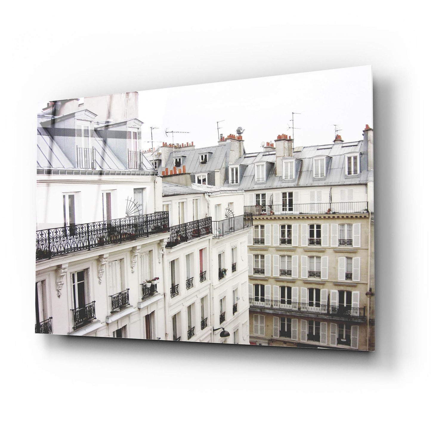 Epic Art 'Montmartre' by Lupen Grainne, Acrylic Glass Wall Art,24x16