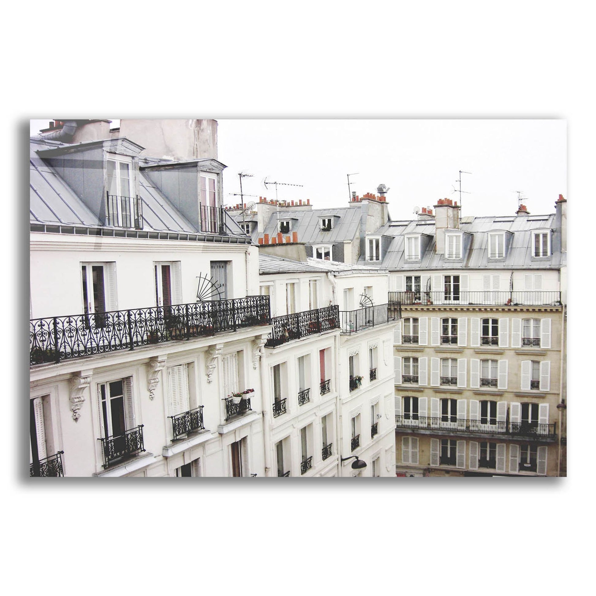 Epic Art 'Montmartre' by Lupen Grainne, Acrylic Glass Wall Art,24x16