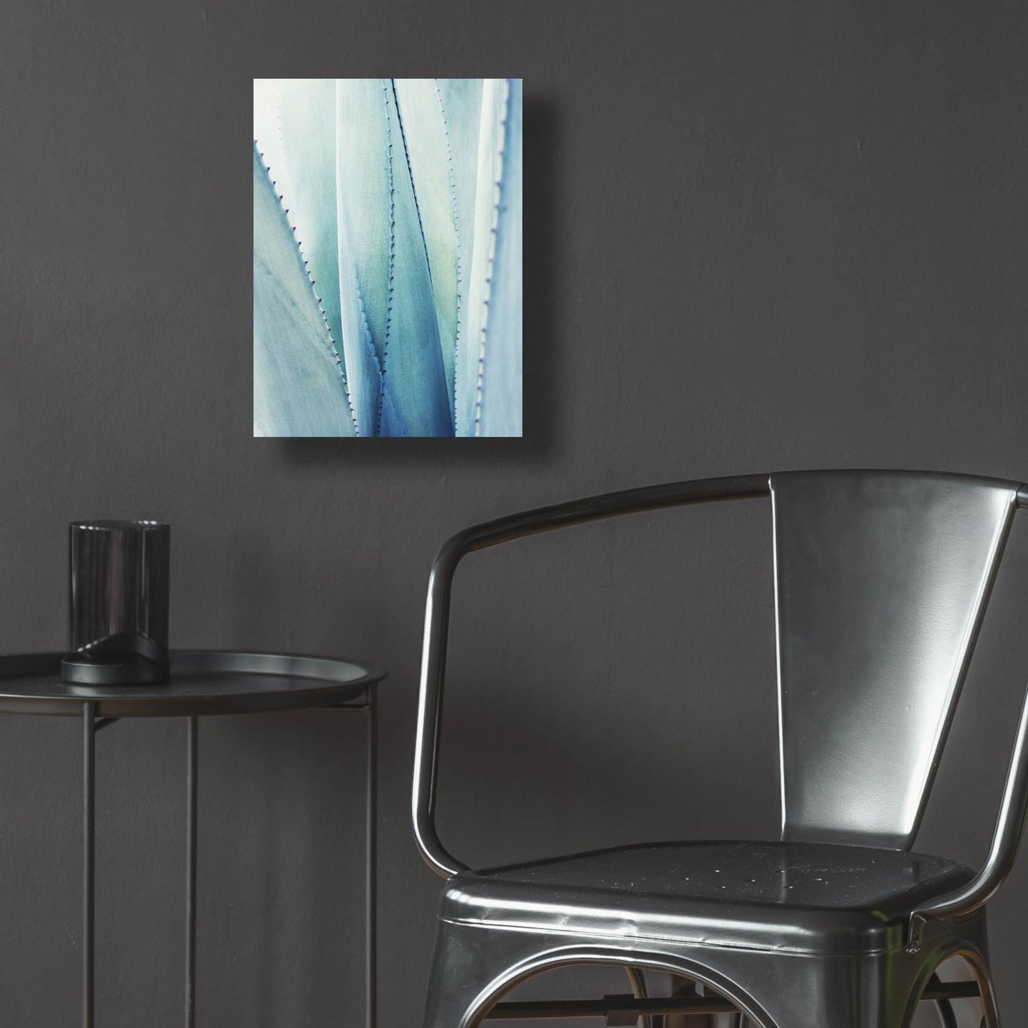 Epic Art 'Pale Blue Agave No. 1' by Lupen Grainne, Acrylic Glass Wall Art,12x16