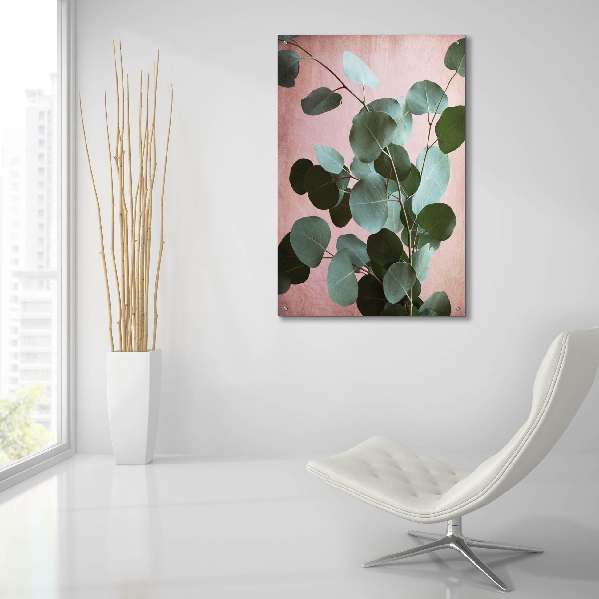 Epic Art 'Sage Eucalyptus No. 1' by Lupen Grainne, Acrylic Glass Wall Art,24x36