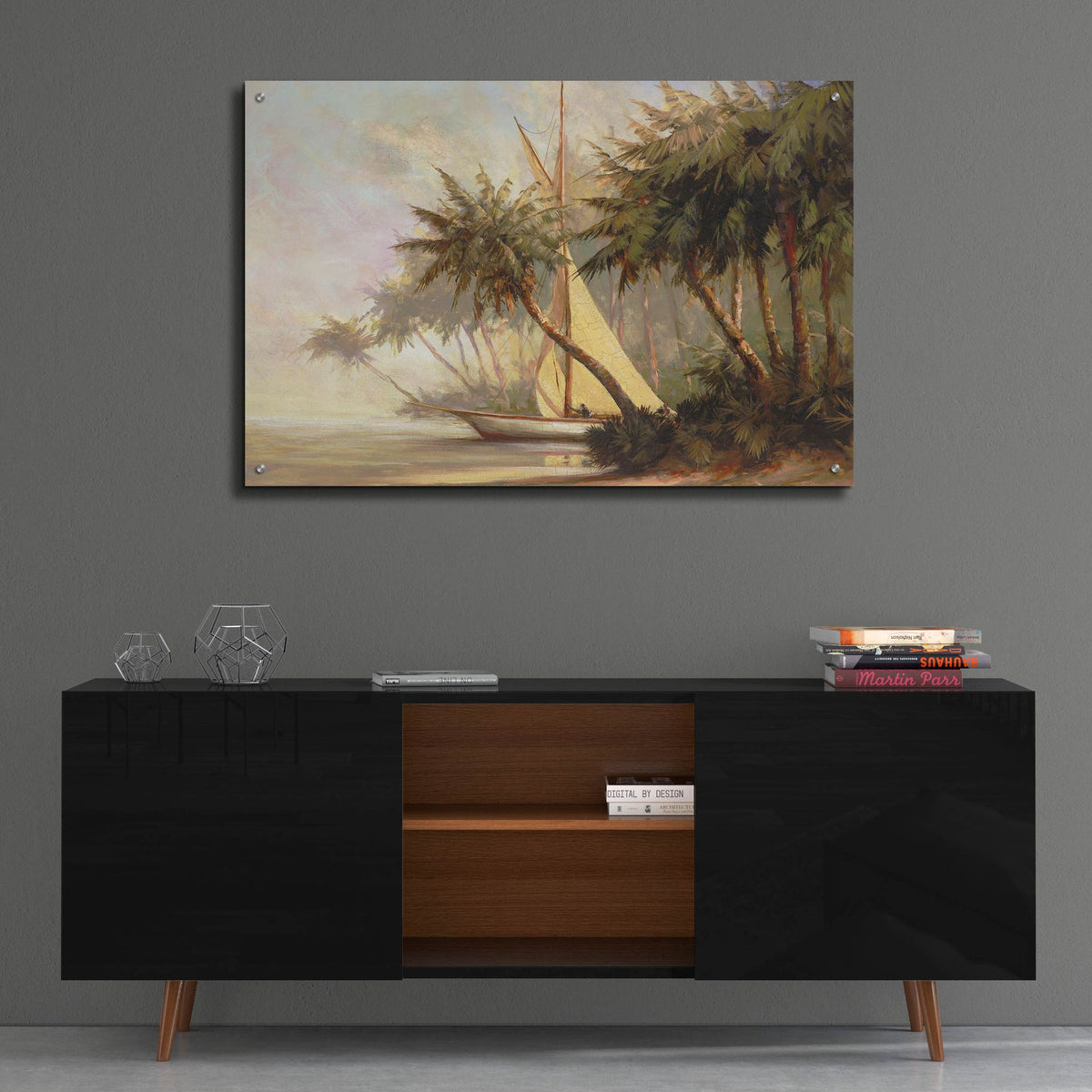 Epic Art 'Leaving Out' by Malarz, Acrylic Glass Wall Art,36x24