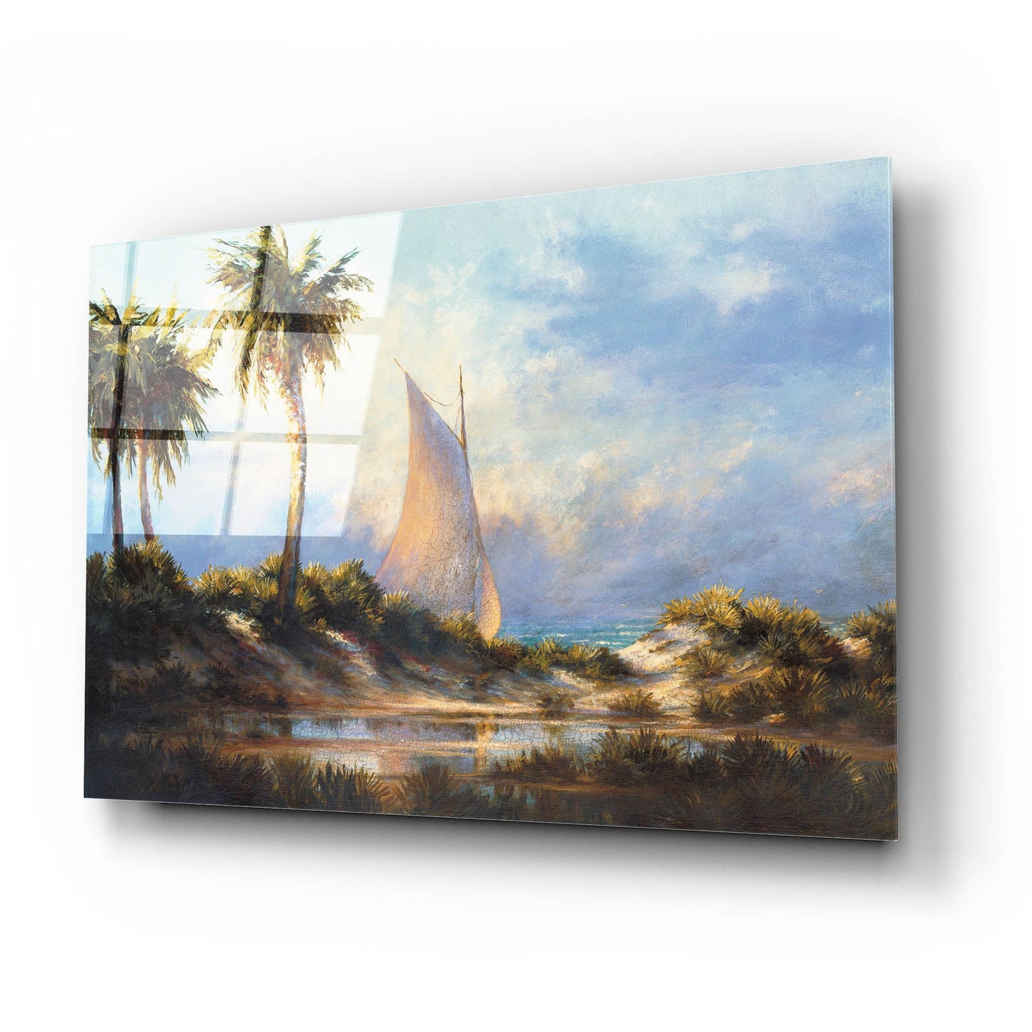 Epic Art 'Manasota Key Returning' by Malarz, Acrylic Glass Wall Art,24x16