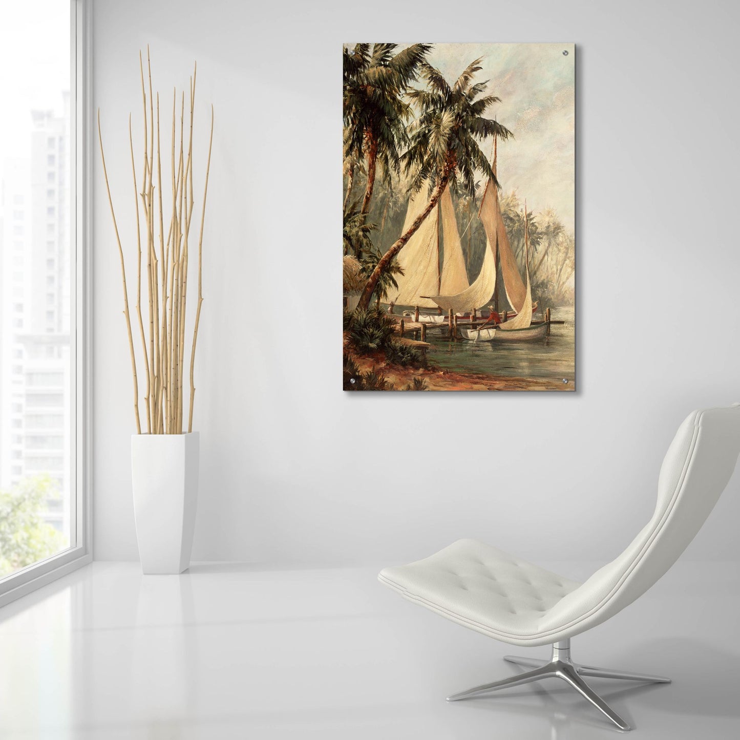 Epic Art 'Rum Cay' by Malarz, Acrylic Glass Wall Art,24x36