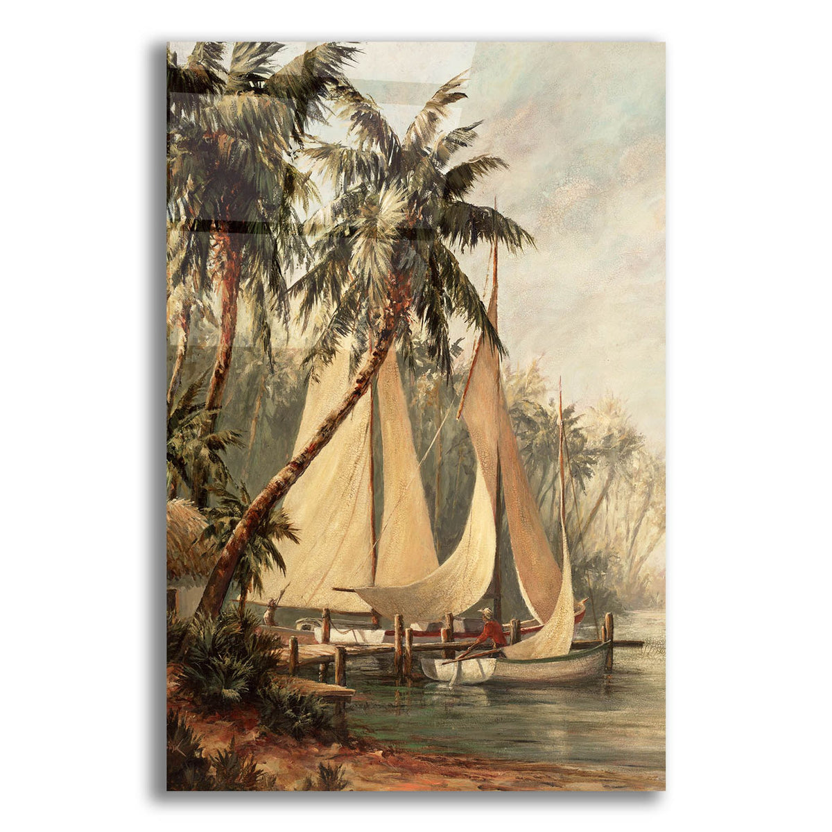Epic Art 'Rum Cay' by Malarz, Acrylic Glass Wall Art