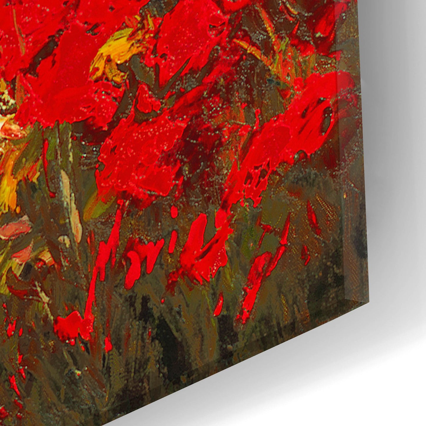 Epic Art 'Poppy Harbor' by Marino, Acrylic Glass Wall Art,16x24