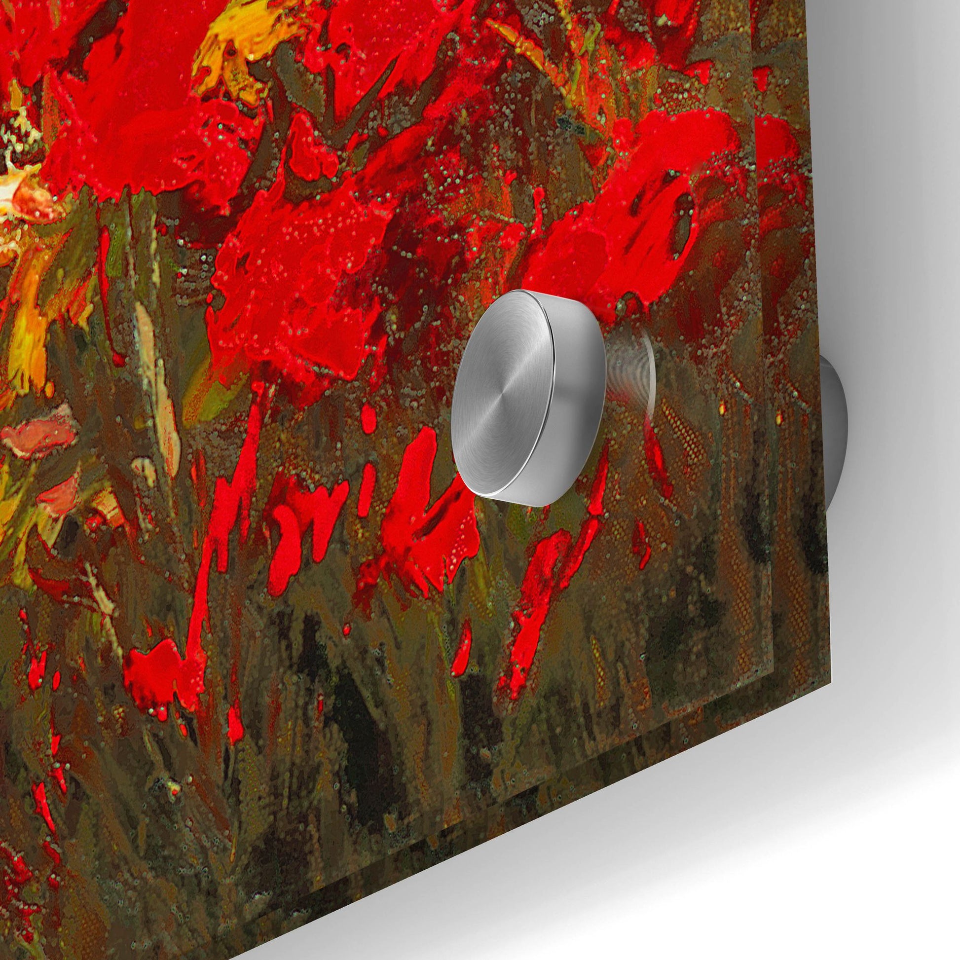 Epic Art 'Poppy Harbor' by Marino, Acrylic Glass Wall Art,24x36