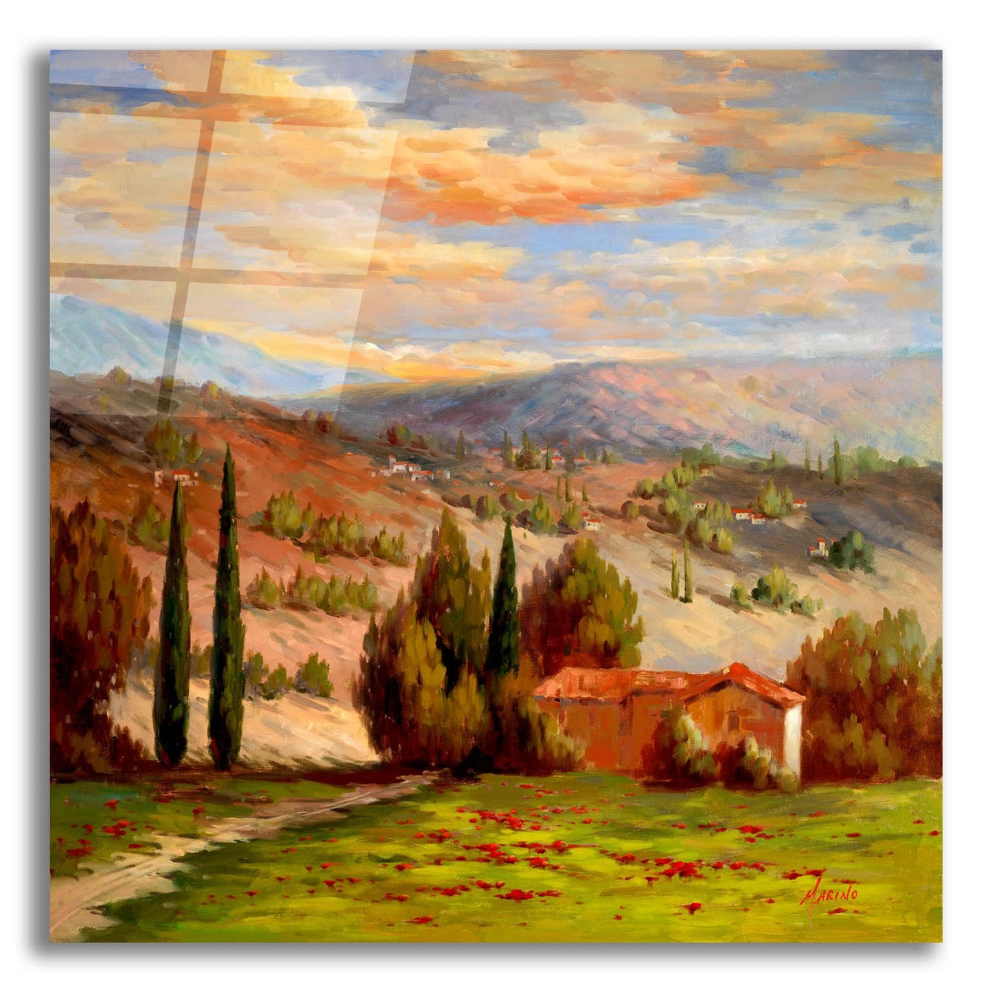 Epic Art 'Rural Bliss' by Marino, Acrylic Glass Wall Art