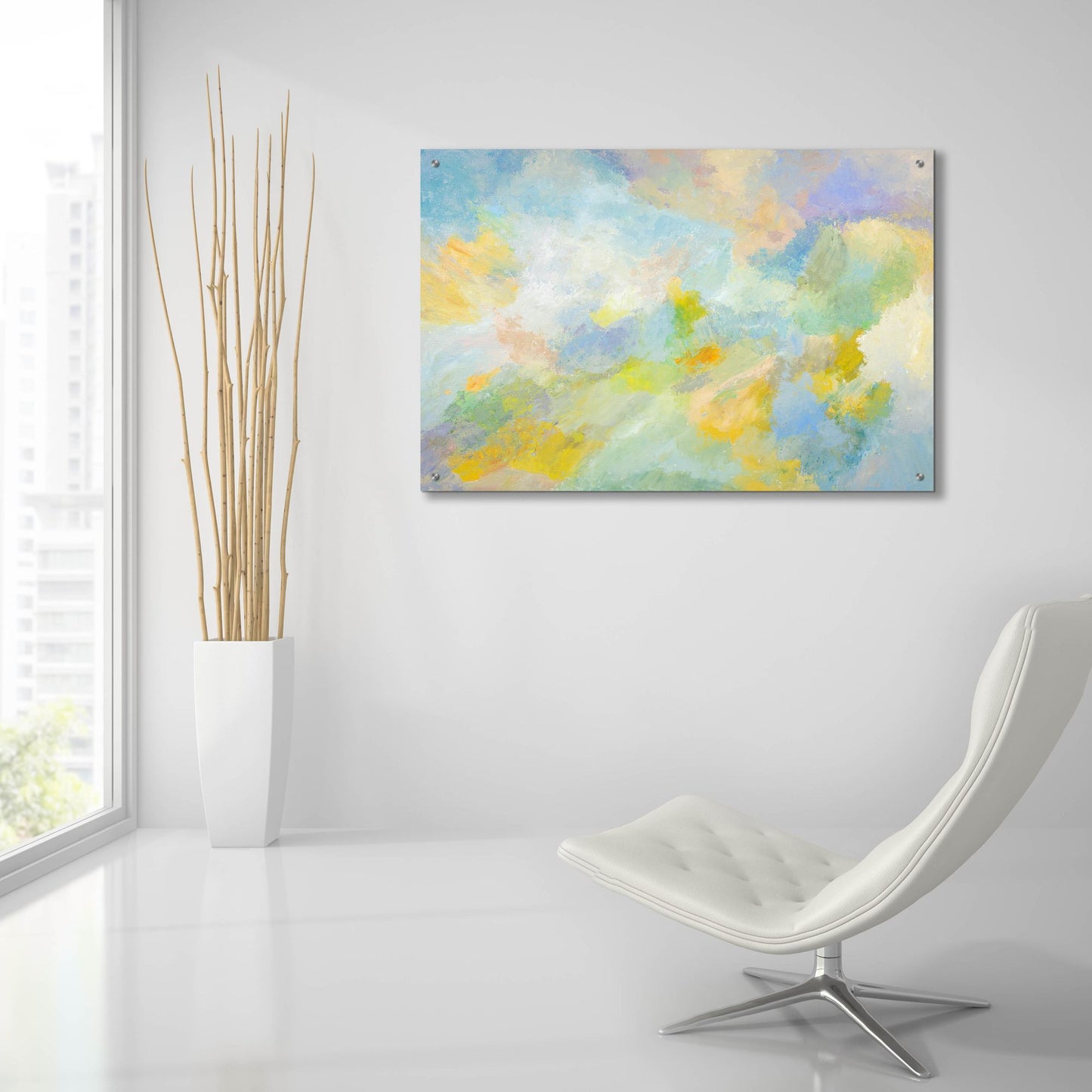 Epic Art 'Sky Light' by Marsha Heller, Acrylic Glass Wall Art,36x24