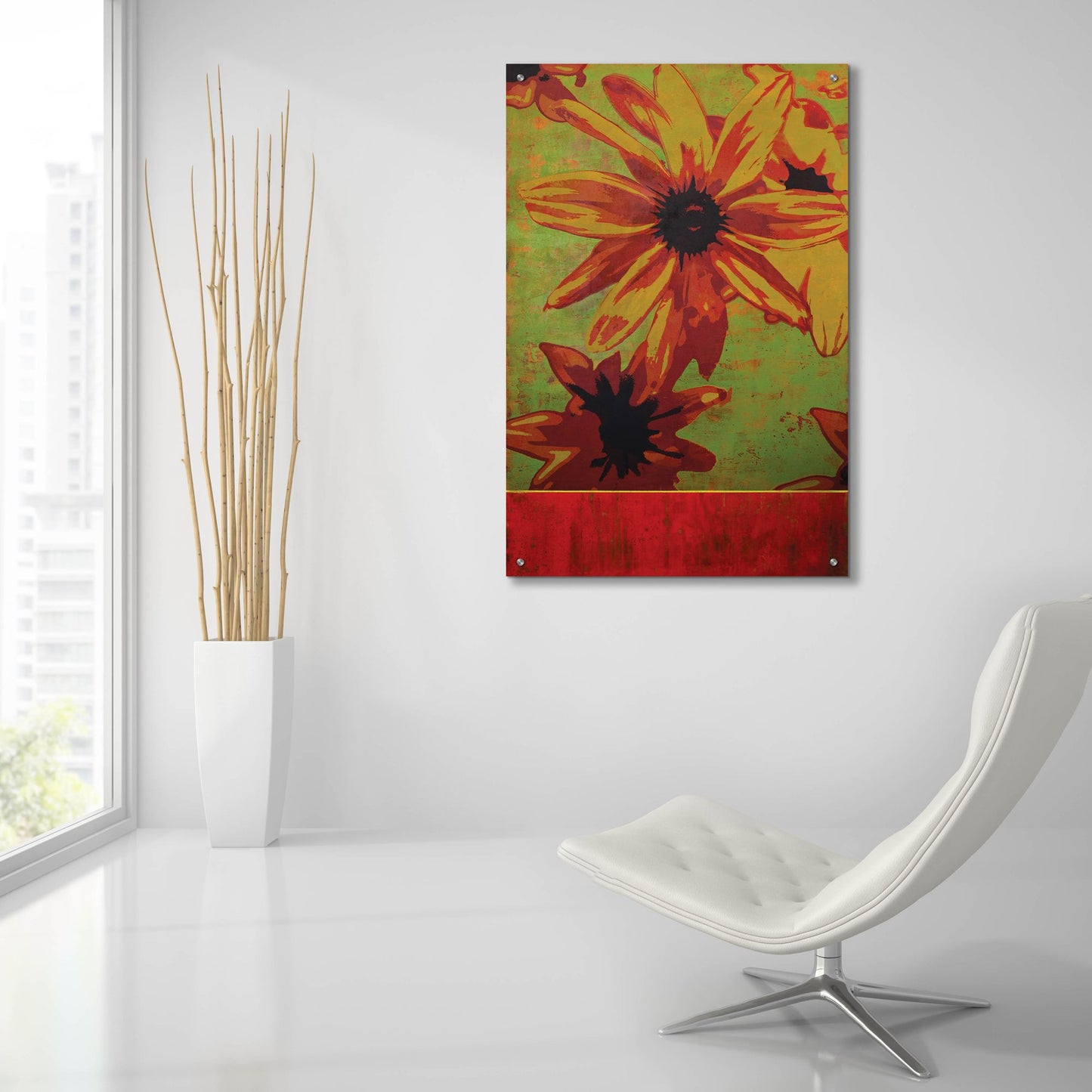 Epic Art 'Summer Solstice' by Maura Allen, Acrylic Glass Wall Art,24x36